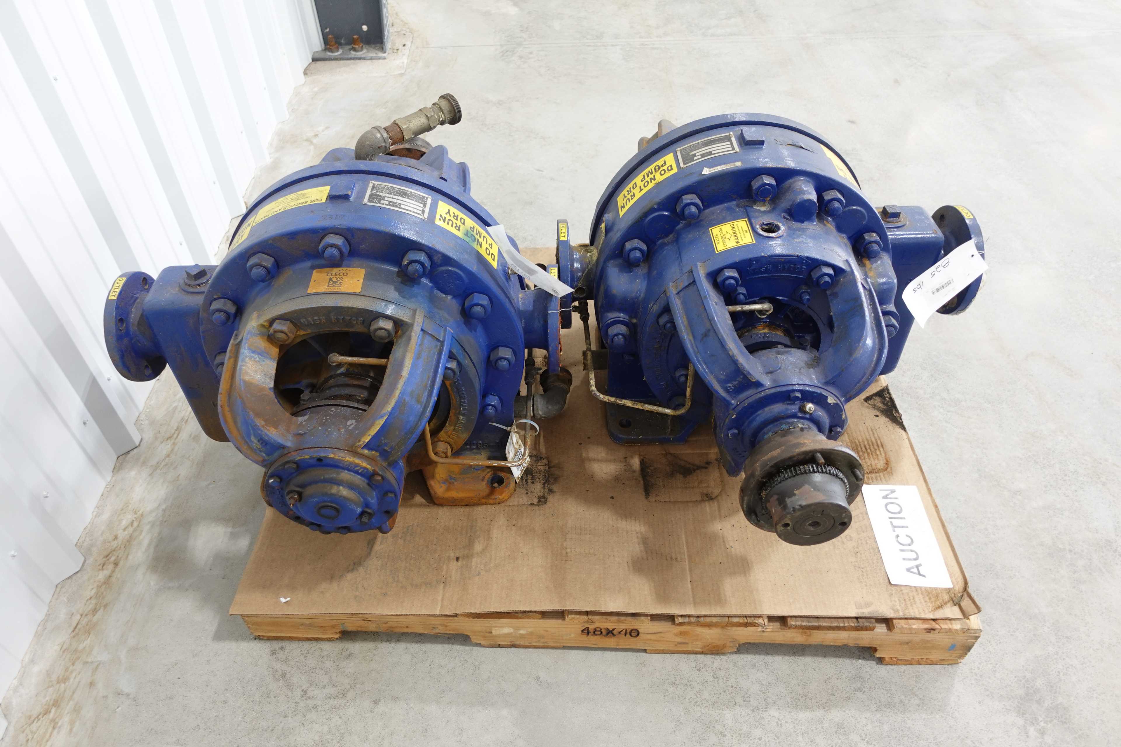 SKU 1710990 - LOT OF 2 NASH 1251C HYTOR 3IN VACUUM PUMPS - VACUUM PUMP