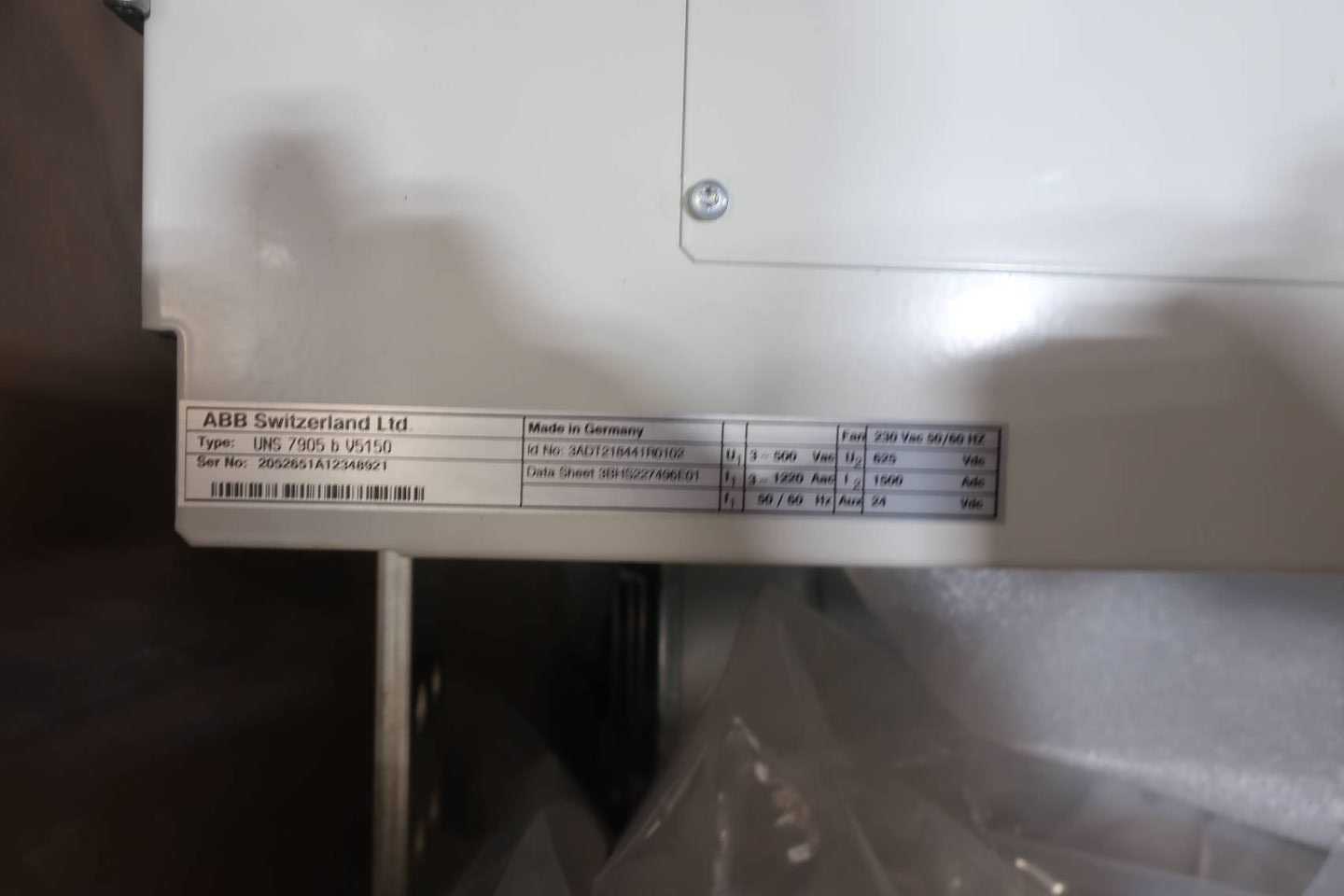 LOT OF 1 ABB UNITRAL 6000 2052651A12348921 - AUTOMATION & CONTROLS