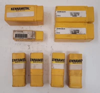 KENNAMETAL INDEXABLE TOOL CARTRIDGE – SET OF 8 – VARIOUS TYPES - MACHINE TOOLING