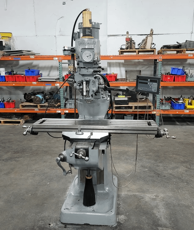 BRIDGEPORT SERIES 1 VERTICAL MILL 48X9IN TBL 1.5HP 60-4200RPM - VERTICAL MILLING MACHINES
