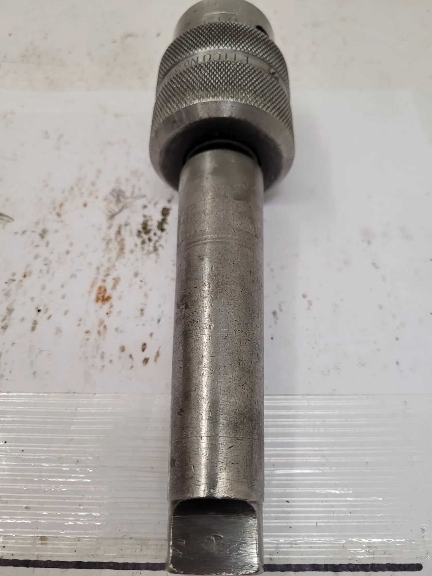 NIKKEN DT45-6 QUICK CHANGE TOOL HOLDER, 45 TAPER, 1/2" DRILL CHUCK (APPROX 8" OAL) - MACHINE TOOLING