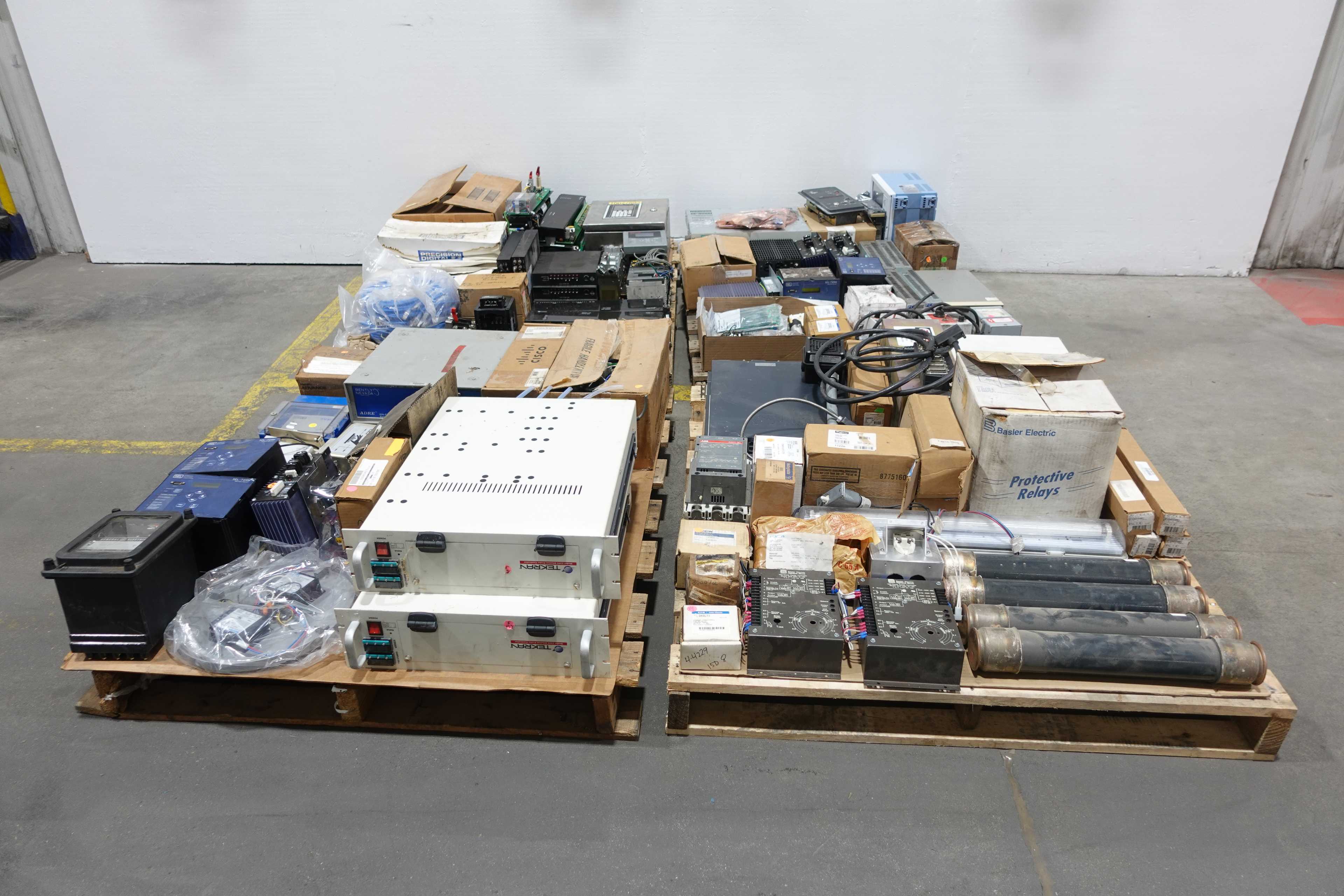 4 PALLETS OF ASSORTED AUTOMATION AND ELECTRICAL CONTROLS - AUTOMATION & CONTROLS
