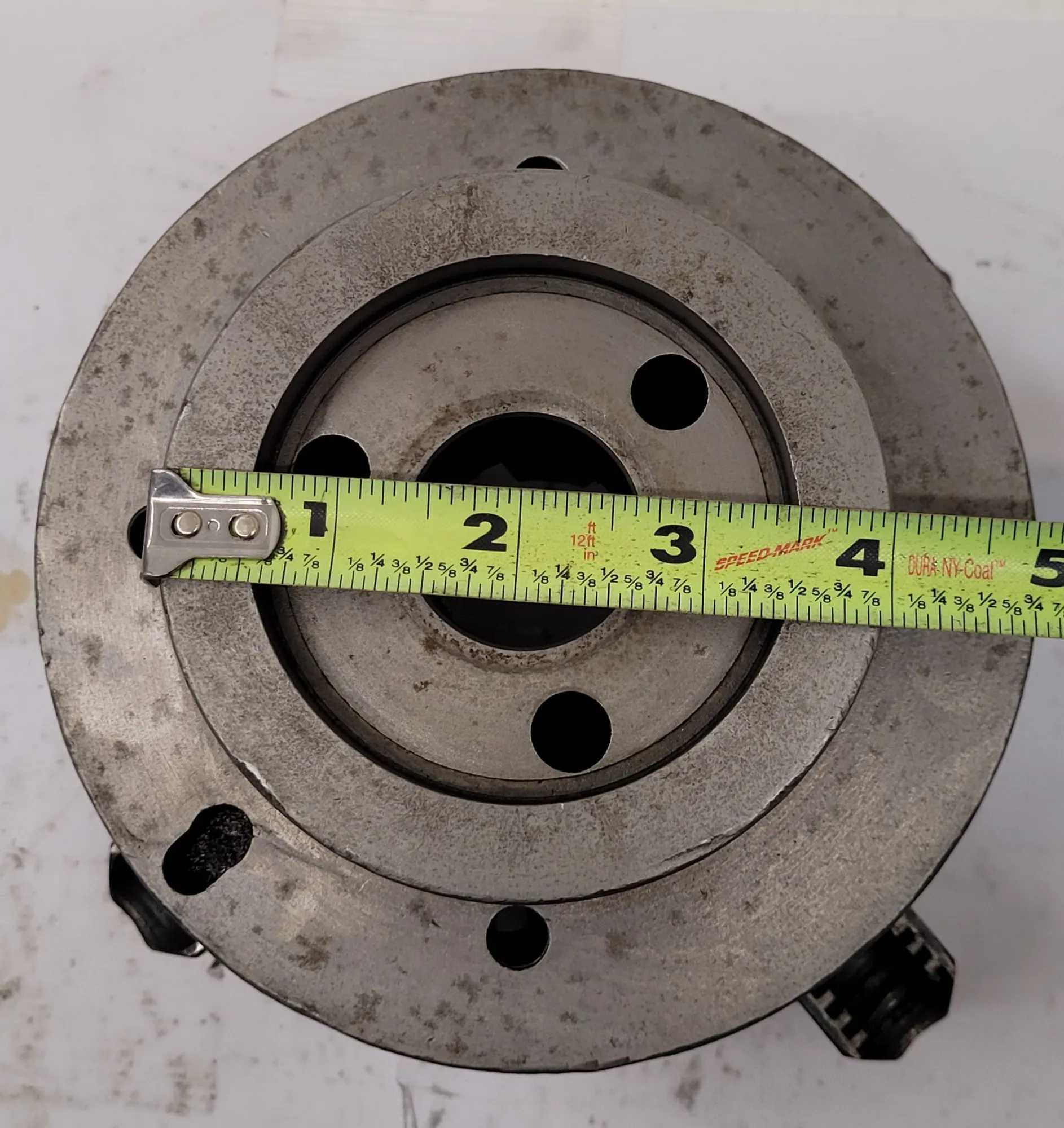 KC U75 LATHE CHUCK, 6-INCH, 4 JAW, 1-1/2 INCH CENTER HOLE - MACHINE TOOLING