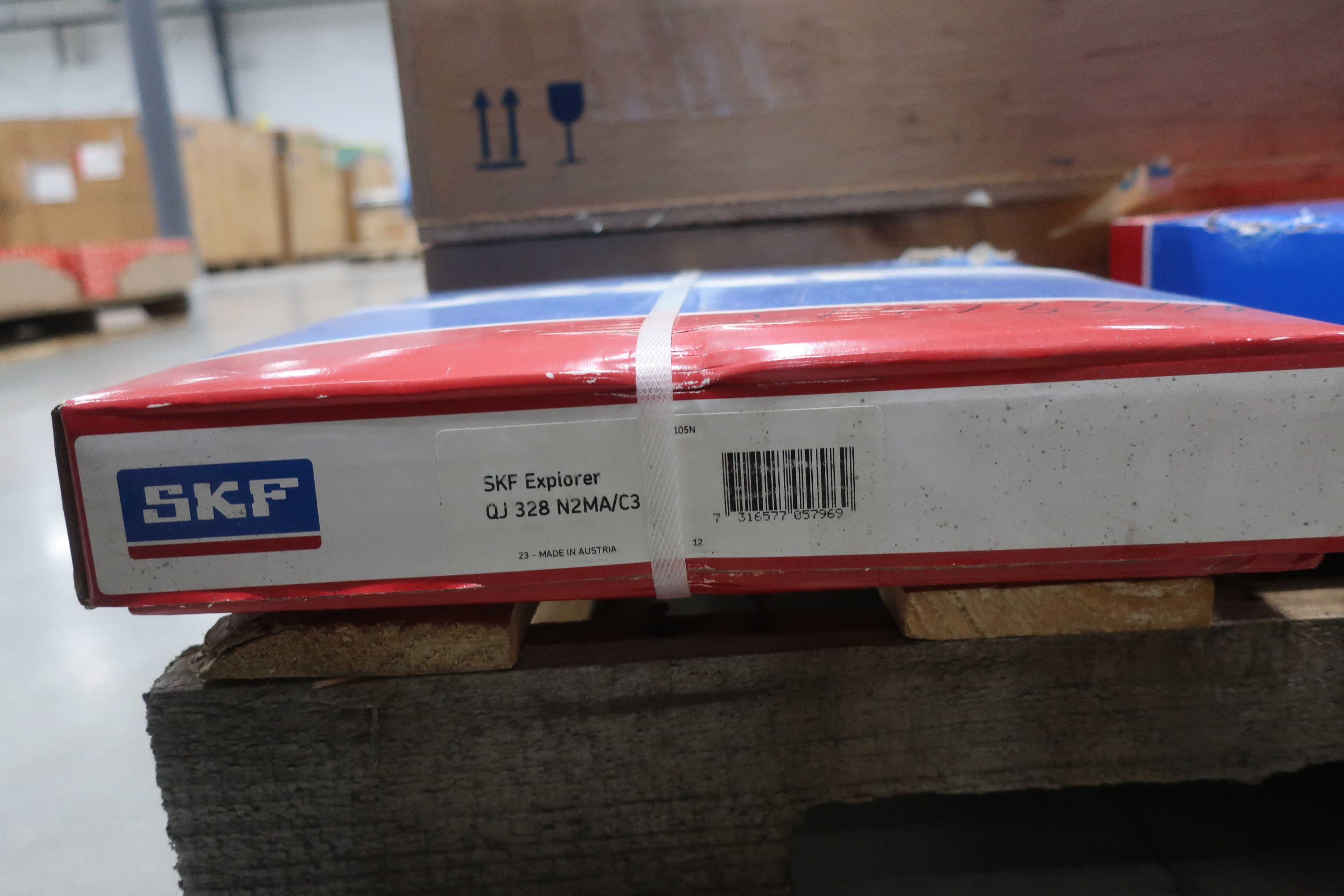 SKU 1738661 - PALLET OF ASSORTED SKF ROLLER BEARINGS - BEARINGS