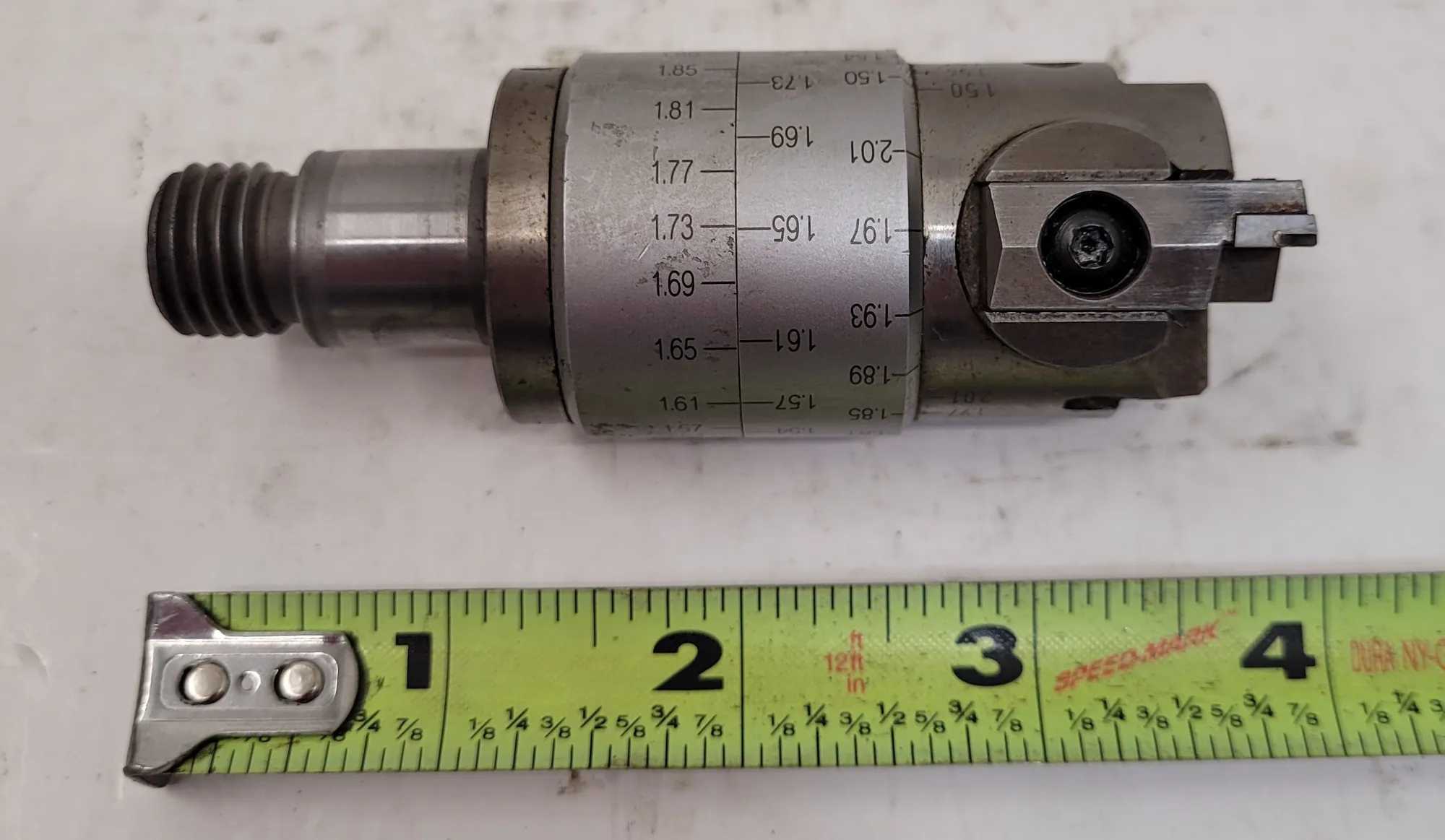 URMA A25-32-01 MICRO FINISH BORING HEAD 1.496-2.008" RANGE OAL 3.82” - MACHINE TOOLING