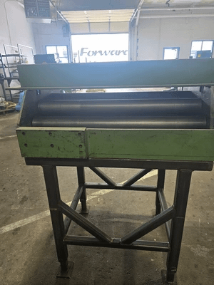 COE PRESS EQUIPMENT HS5-30 30" MANUAL PULL THROUGH STRAIGHTENER WITH ADJUSTABLE ROLLERS ON STAND - MACHINE TOOLING