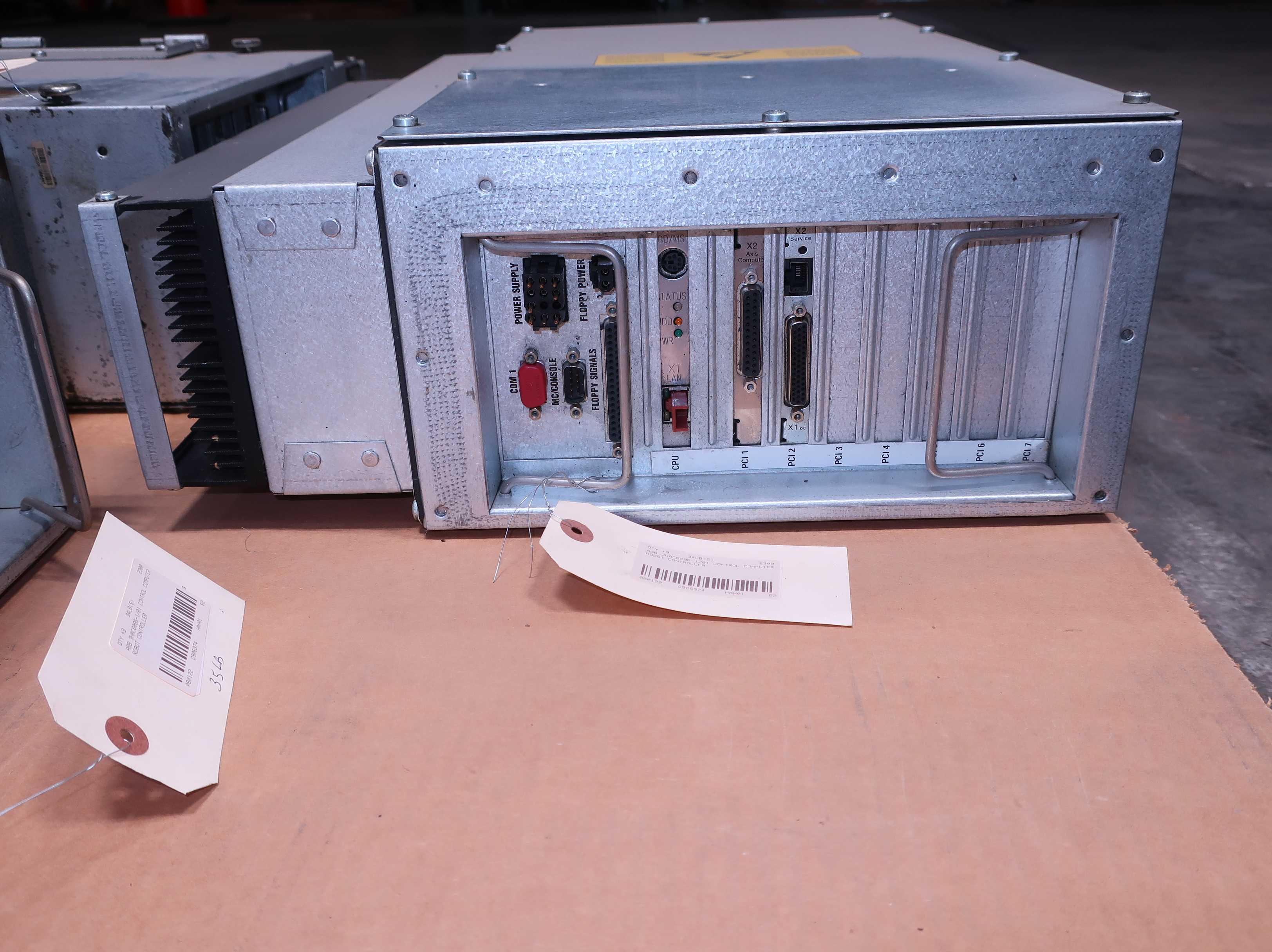 SKU 1729563 - LOT OF 3 ABB 3HAC6096-1/01 CONTROL COMPUTER ROBOT CONTROLLER - ROBOT PARTS