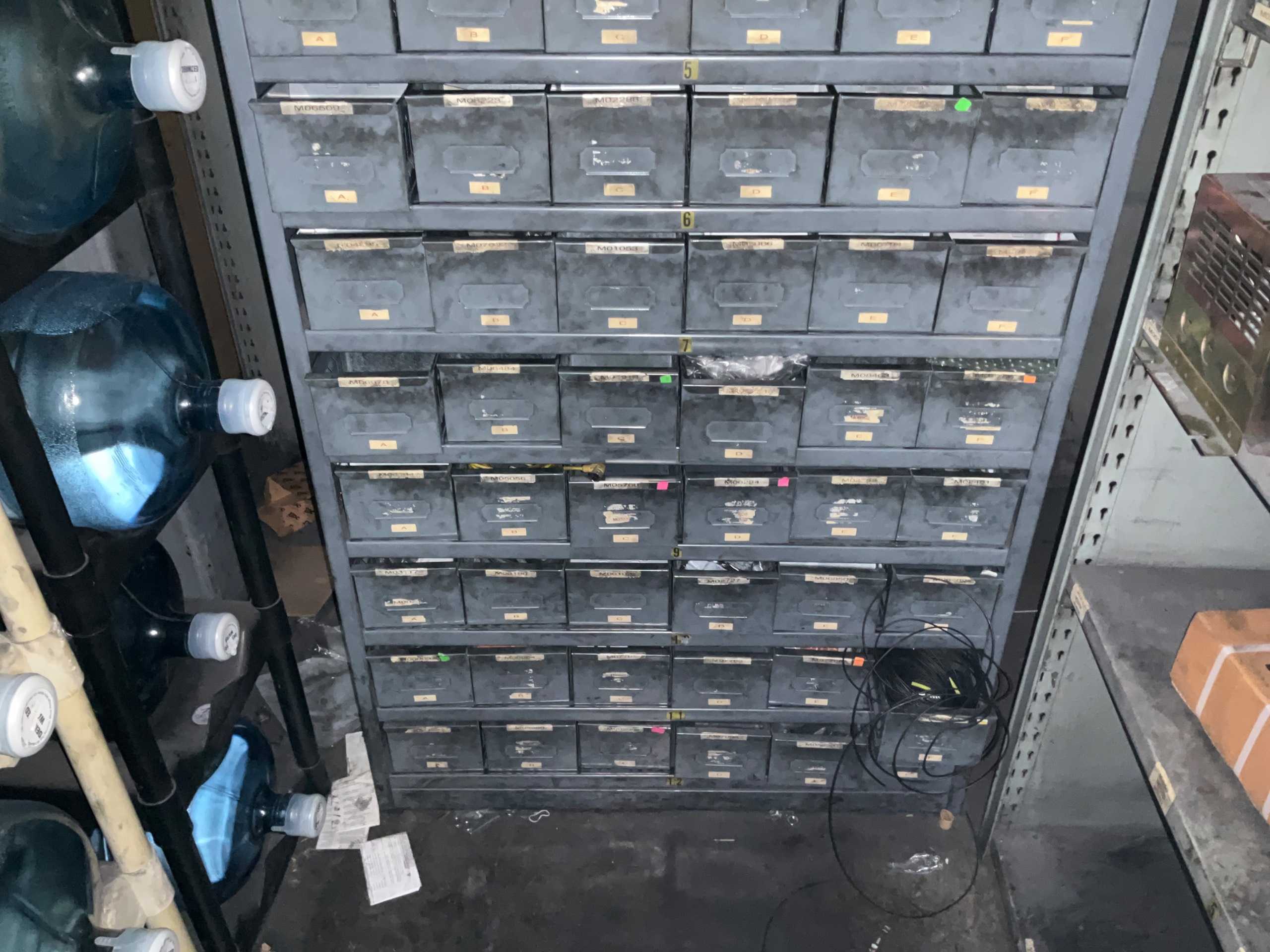 BULK QTY OF DRAWER CABINET WITH CONTENTS BULK QTY OF DRAWER CABINET WITH CONTENTS