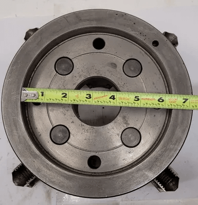 BUCK 6408R LATHE CHUCK, 8" 4 JAW, REQUIRES BUCK ADAPTER PLATE - MACHINE TOOLING