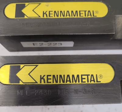 KENNAMETAL NEL-243D TOOL HOLDER - MACHINE TOOLING
