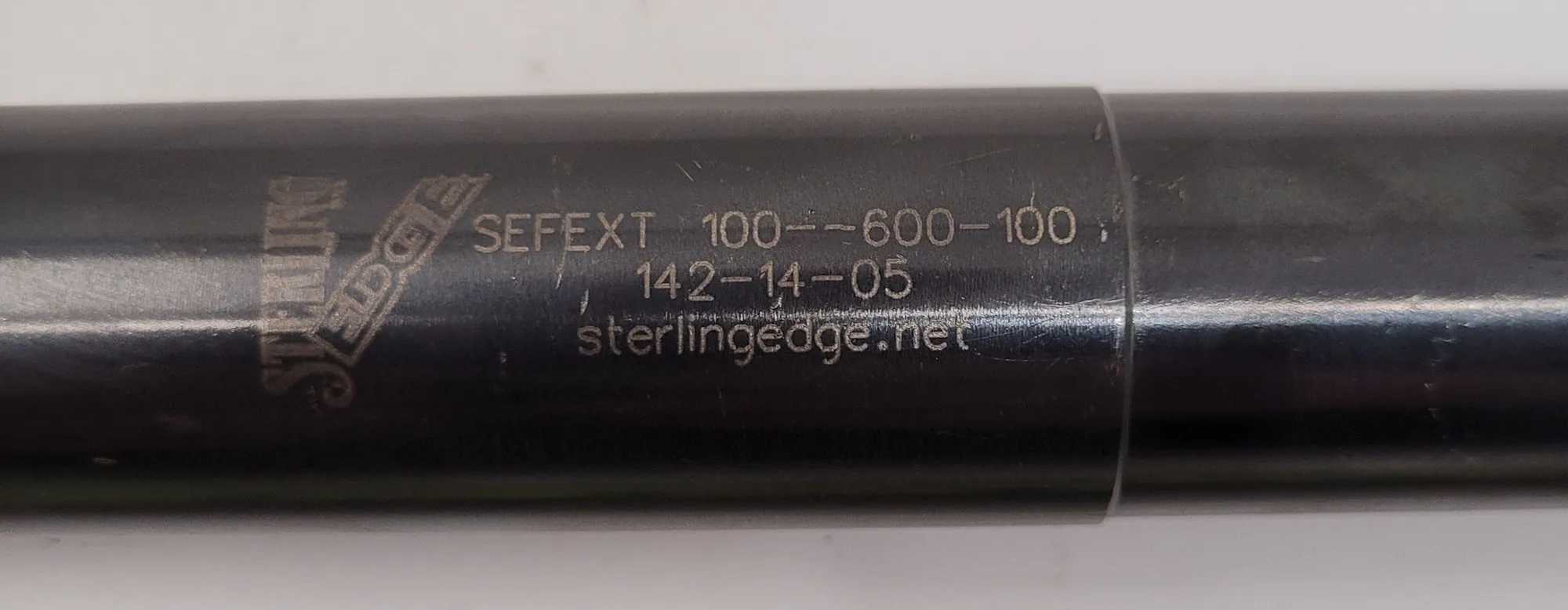 STERLING EDGE SEFEXT 100-600-100 TOOL BODY BAR – 6” OAL, 1” SHANK DIA, .5” BORE - MACHINE TOOLING