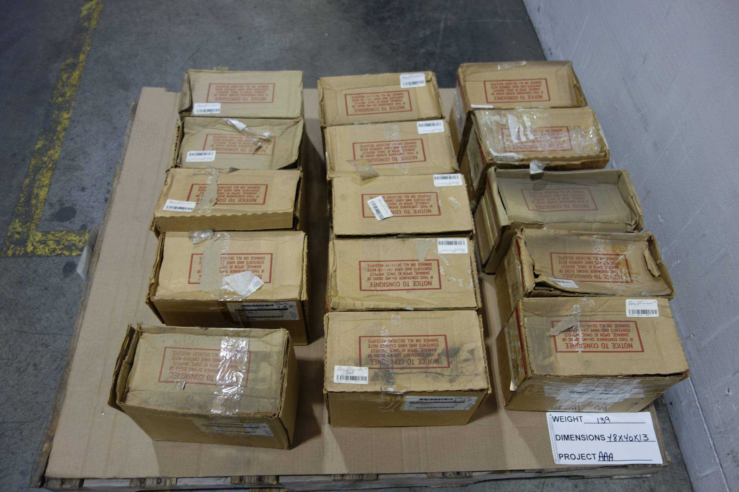 PALLET OF HONEYWELL M6184A 1023 MODUTROL MOTOR 120V-AC - AC MOTOR