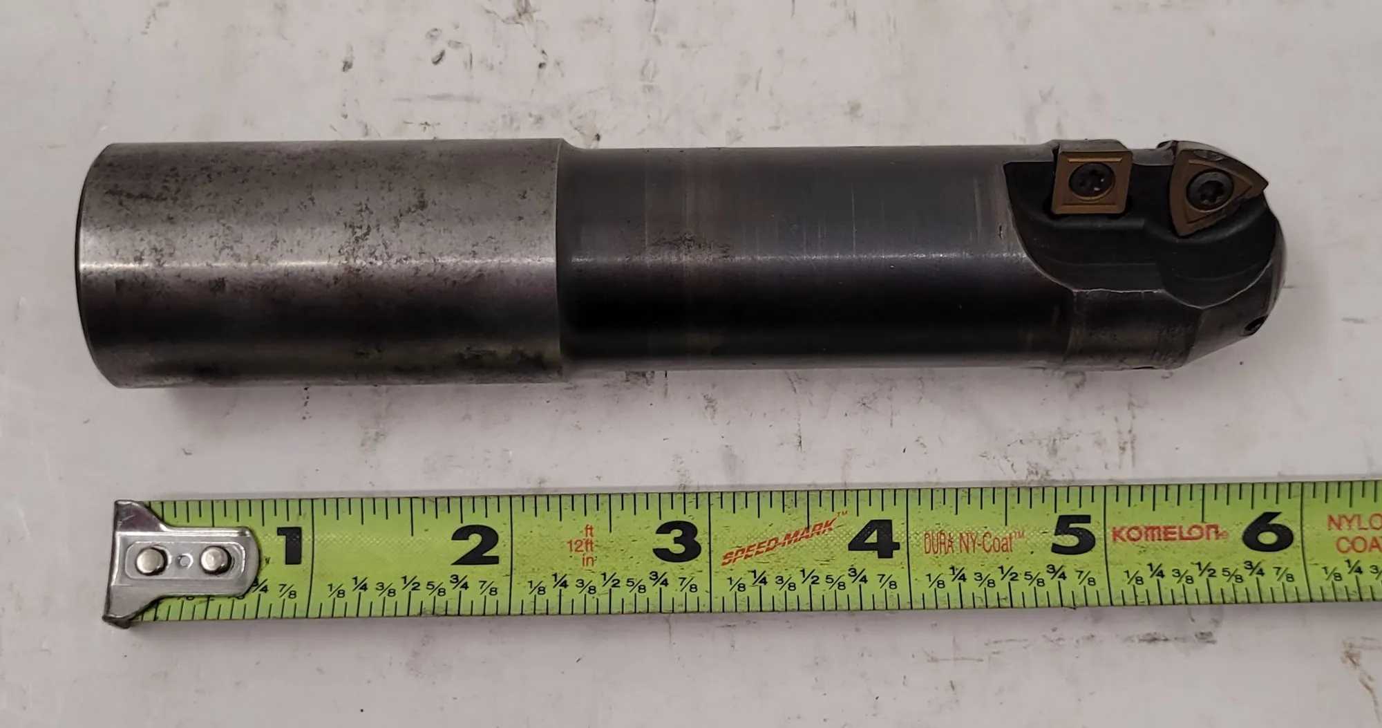 WIDAX-HEINLEIN M28.229.28.328 INDEXABLE END MILL, 1.25" DIA, 2 FLUTES - MACHINE TOOLING