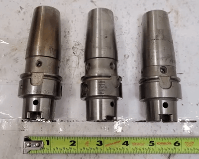 HAIMER A40.140.16 HSK40A SHRINK CHUCK – 16MM/SHORT, 16MM HOLE DIA, 4.32” OAL (SET OF 3) - MACHINE TOOLING