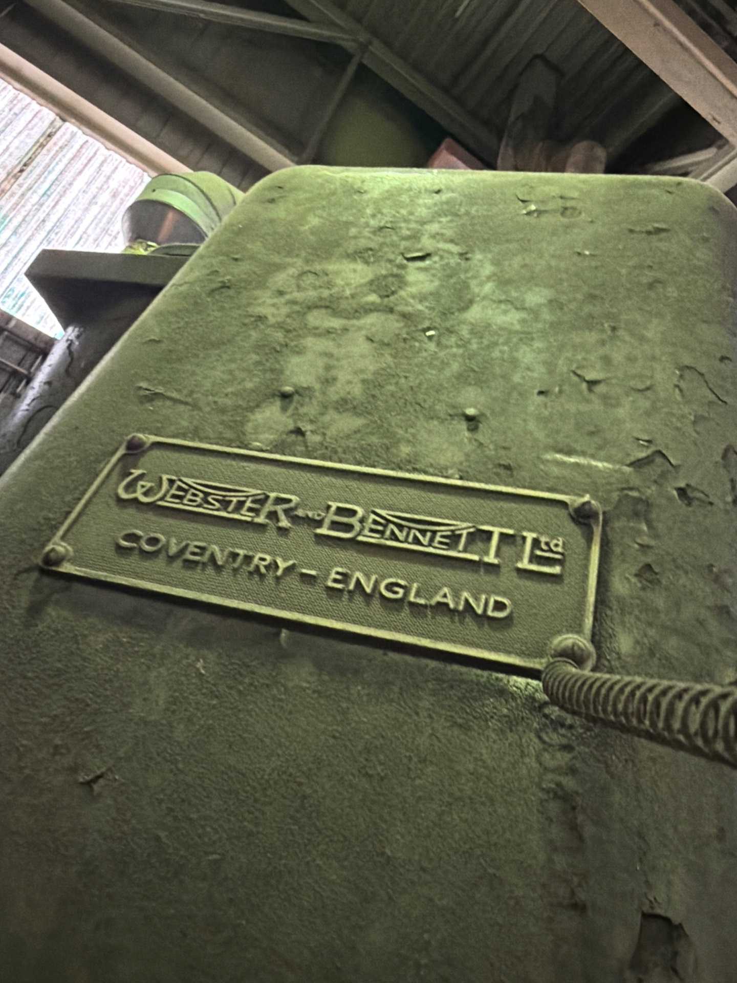 WEBSTER & BENNETT LTD.VERTICAL BORING MILL - VERTICAL BORING MILLS