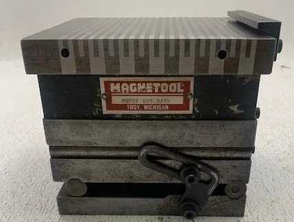 MAGNETOOL MSPCF 665 3/78 MAG SINE PLATE (6" W X 6.5" L X 5.5" H) - MACHINE TOOLING