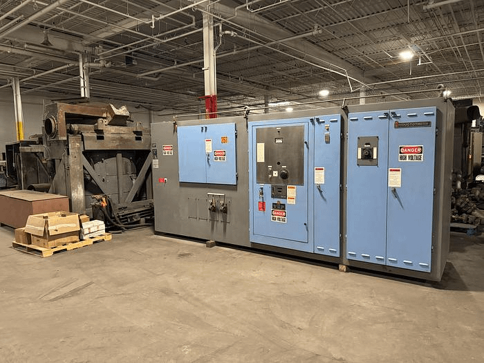 2010 INDUCTOTHERM VIP POWER TRAK 2000-5CR, 4MT INDUCTION MELT SYS 2000KW 700HZ 4MT 2175KVA - MELTING FURNACE