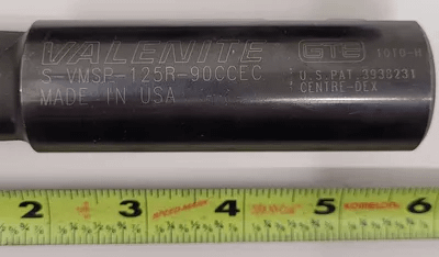 WALTER VALENITE S-VMSP-125R-90CCEC INDEXABLE MILLING CUTTER 1.2" D. X 2" L. - SET OF 2 - MACHINE TOOLING