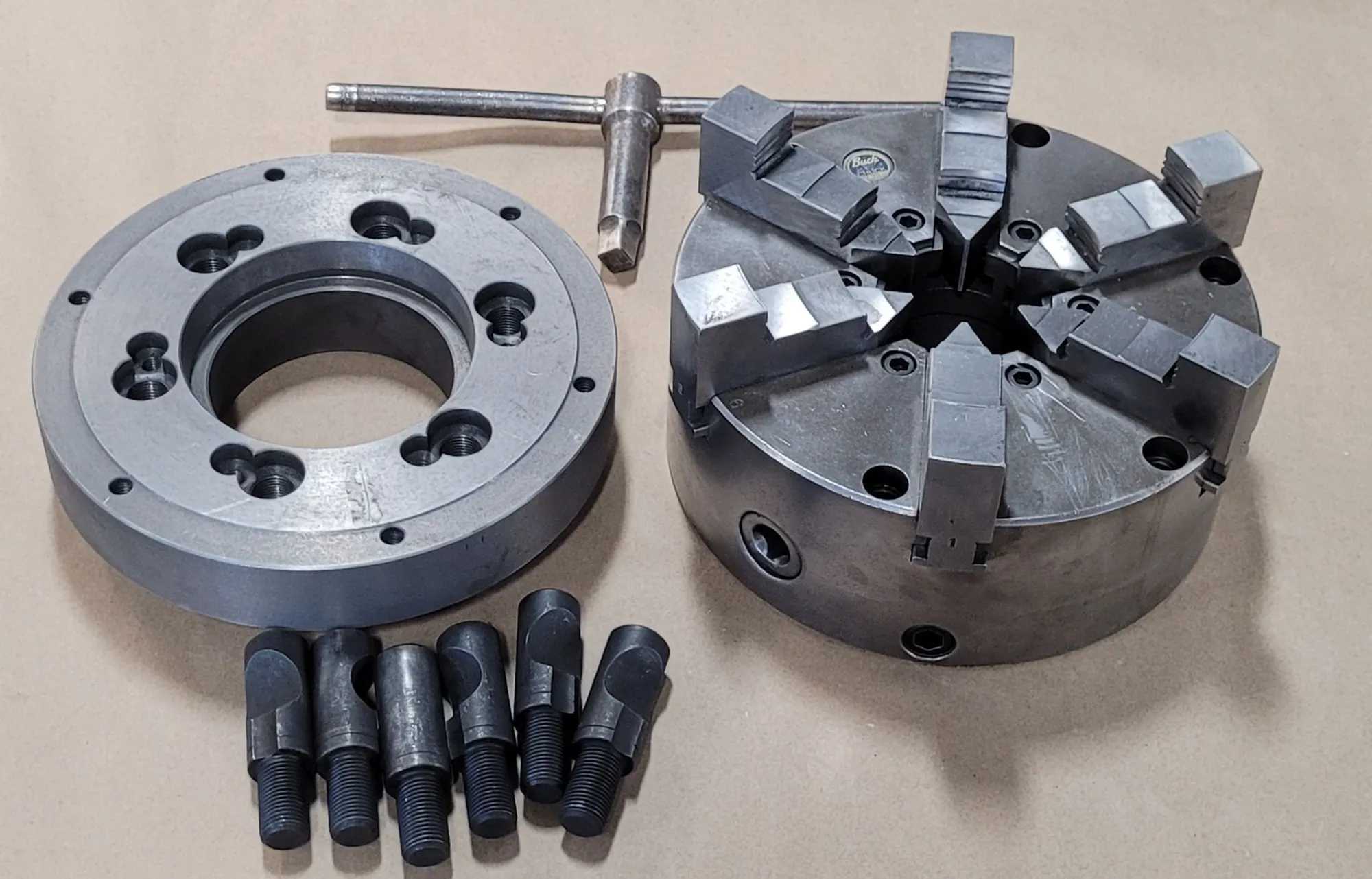BUCK 4862 8" 6-JAW CHUCK - D1-6 MOUNT FOR PRECISION WORKHOLDING - MACHINING TOOLING & PARTS