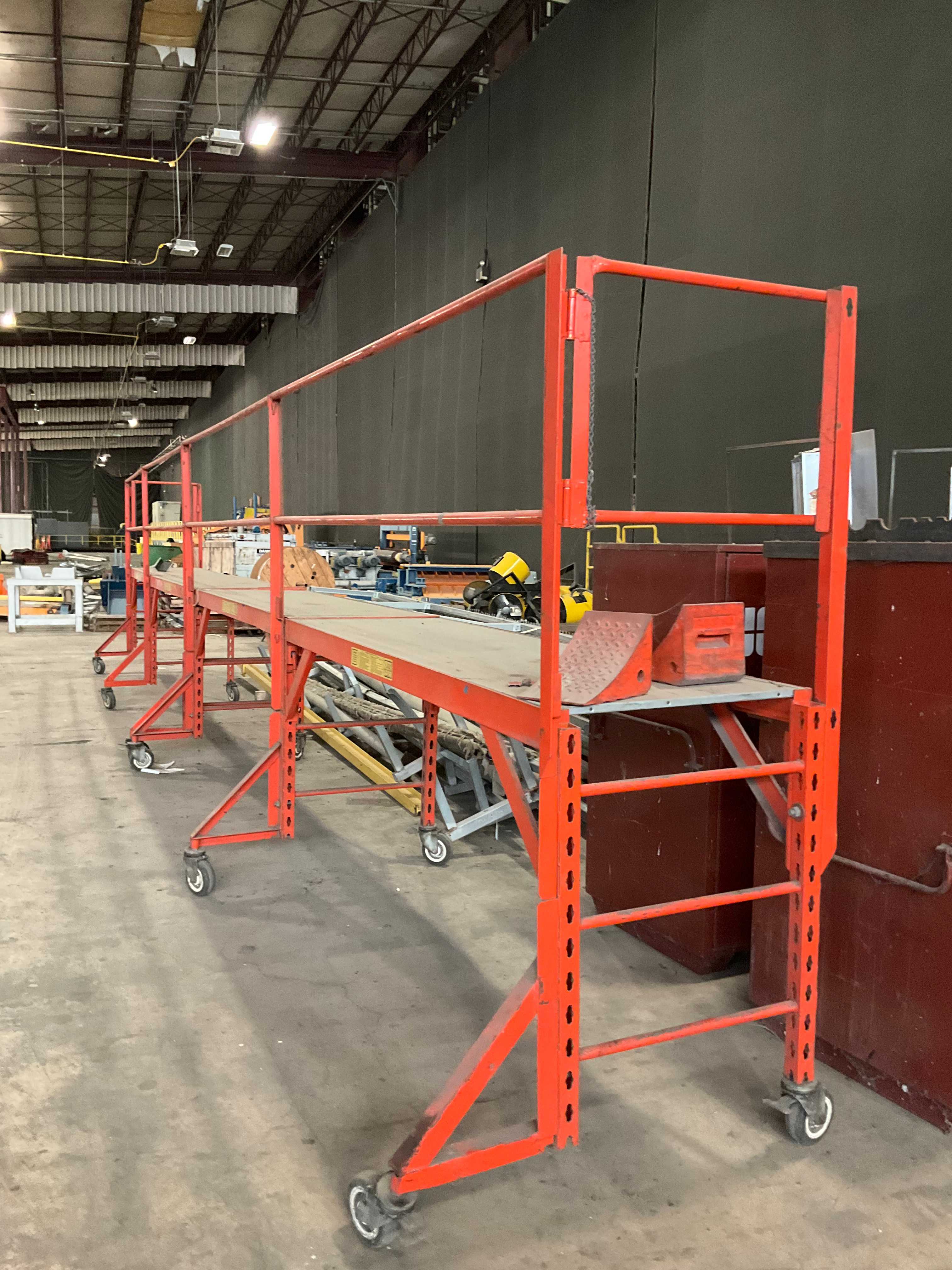 QTY 5- GENERAL STEEL PRODUCTS GENTEX MOBILE PLATFORM - PLATFORMS