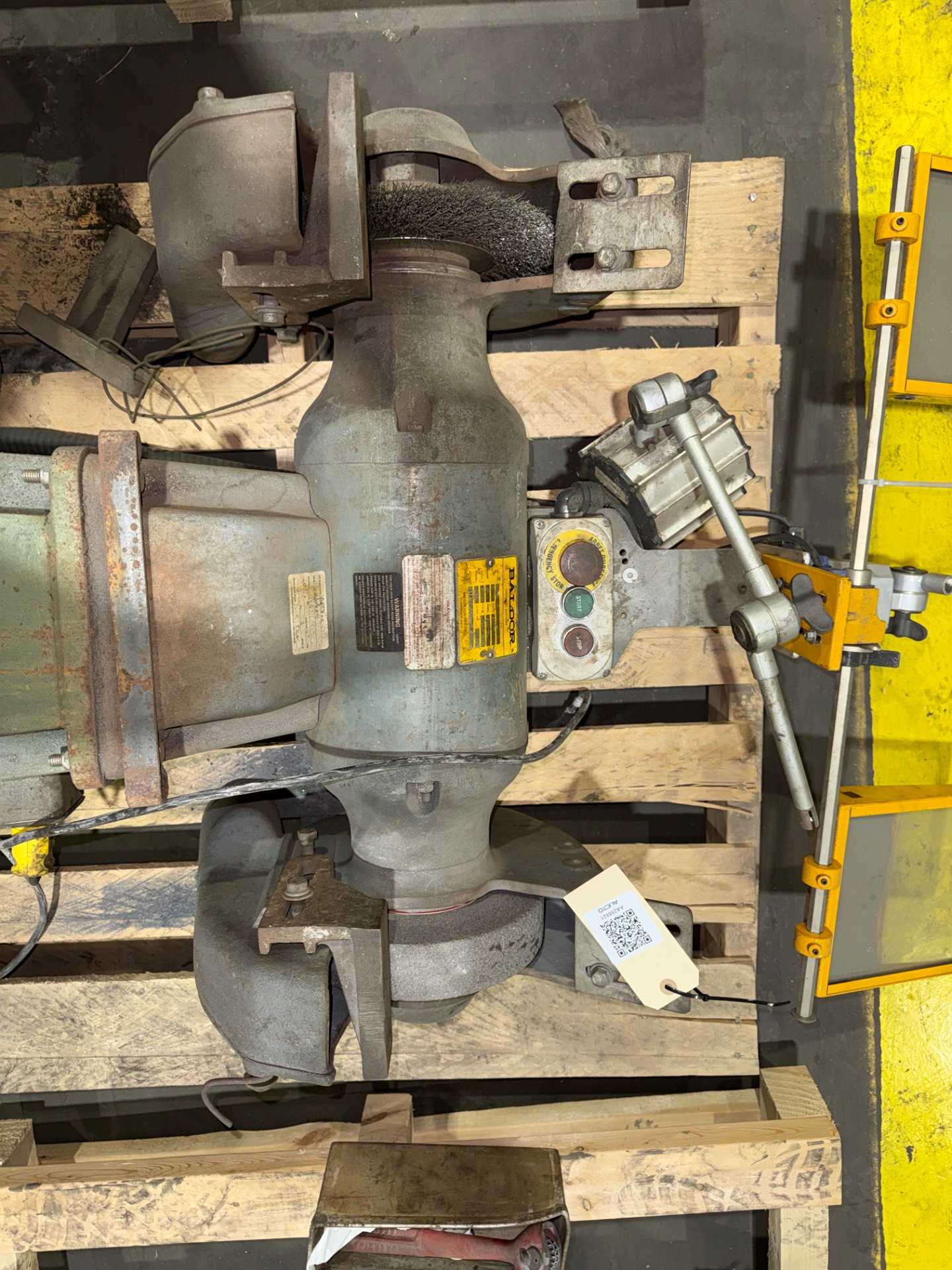 Baldor 129W Bench Grinder 12-Inch, 3HP, 3PH, 1725RPM, 575V - BENCH GRINDERS