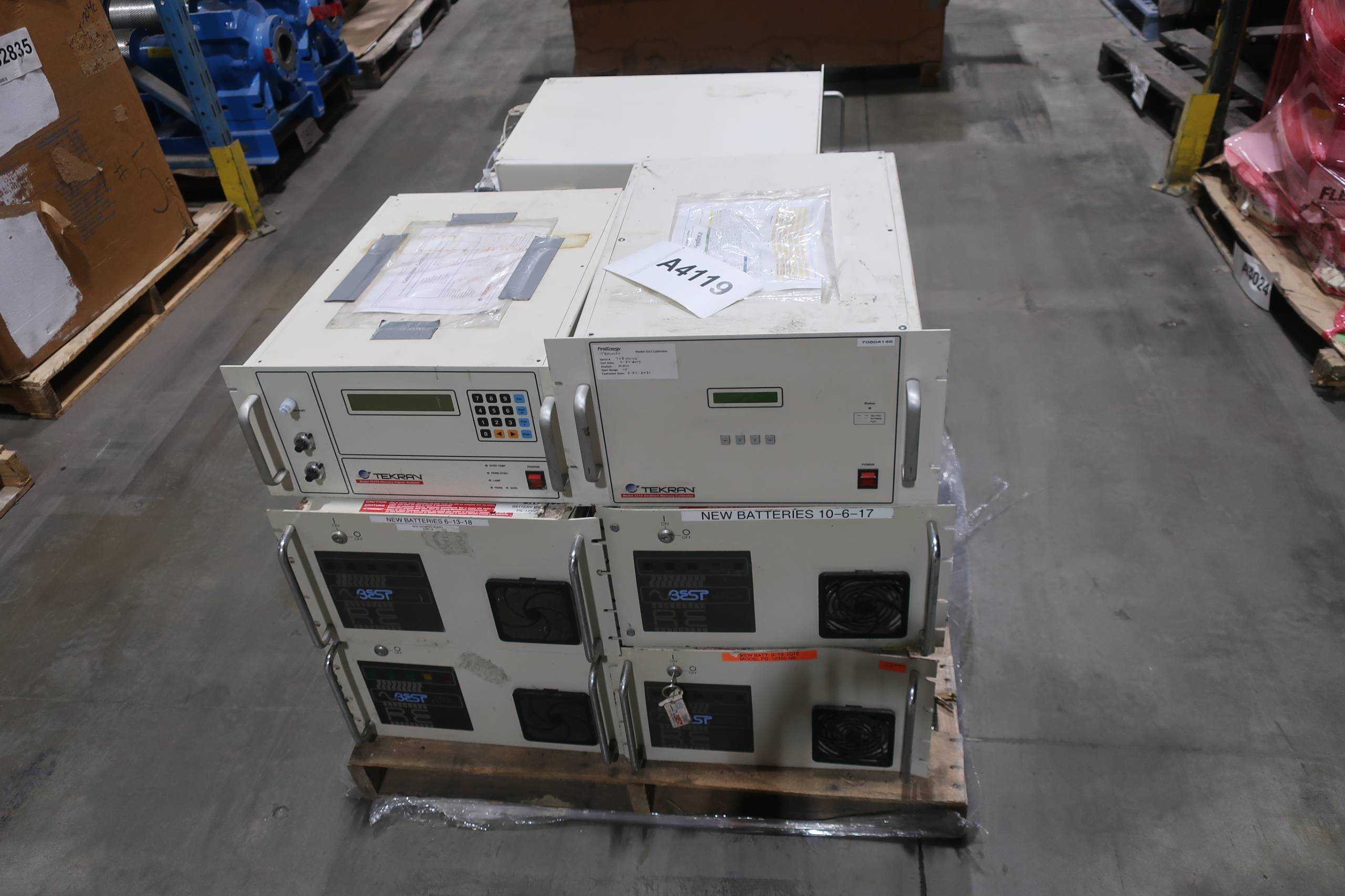 PALLET OF ASSORTED TEST EQUIPMENT - ELECTRICAL TESTING EQUIPMENT