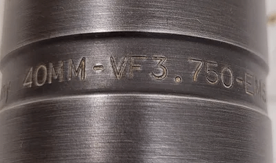 SANDVIK COROMANT CAT 40 TOOL HOLDER, 40MM-VF3.750-EM5, 1.75" BODY, 6.5" OAL, 0.63" BORE - MACHINE TOOLING