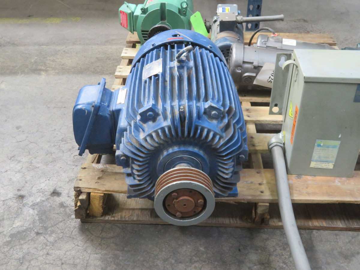 TECO-WESTINGHOUSE AEHH-8N AC MOTOR, 20 HP POWER, 460V VOLTAGE, 1775 RPM SPEED - AC MOTOR