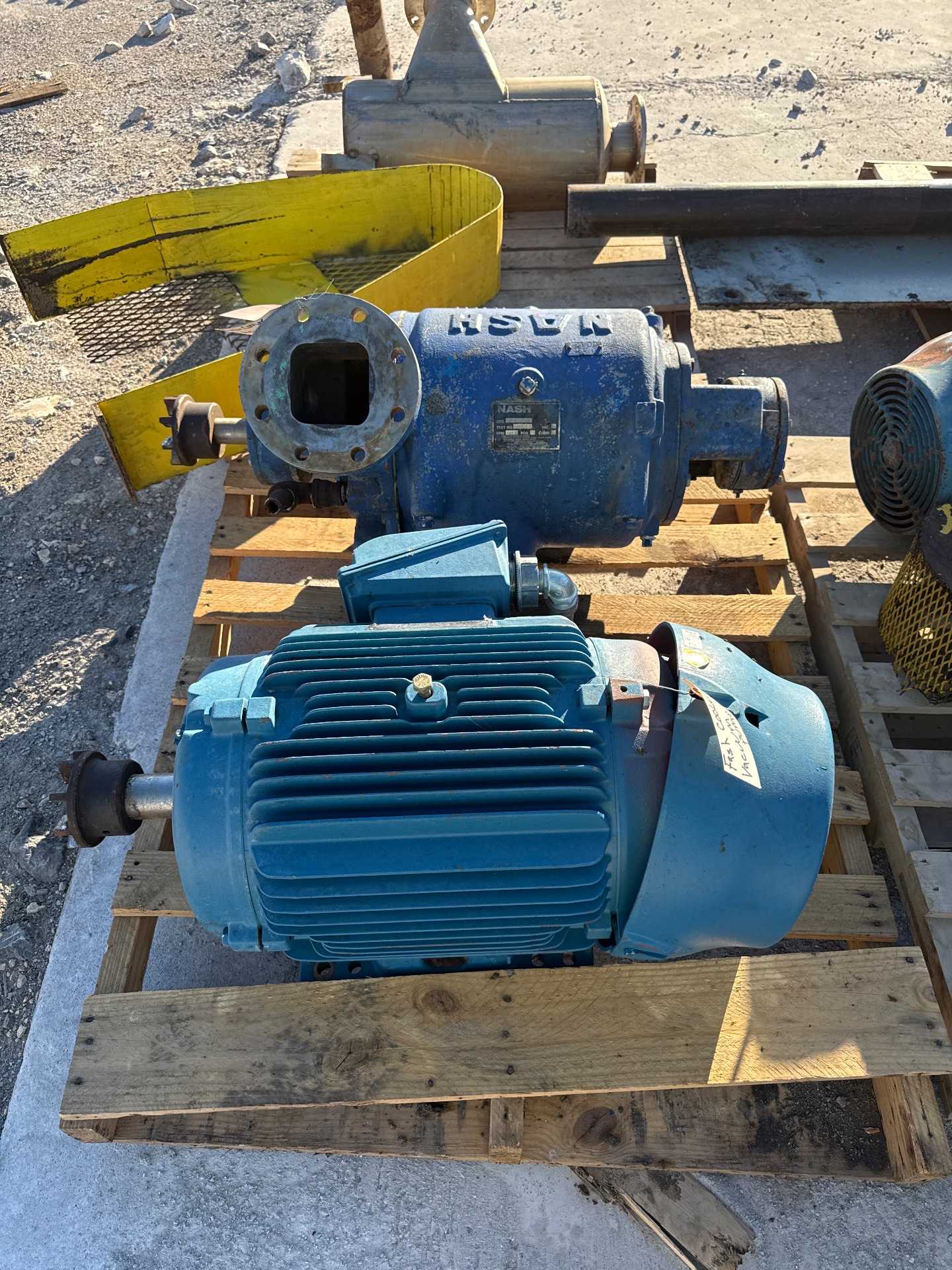 NASH SC5 PUMP & 30 HP MOTOR ASSEMBLY - PUMP & MOTOR ASSEMBLY