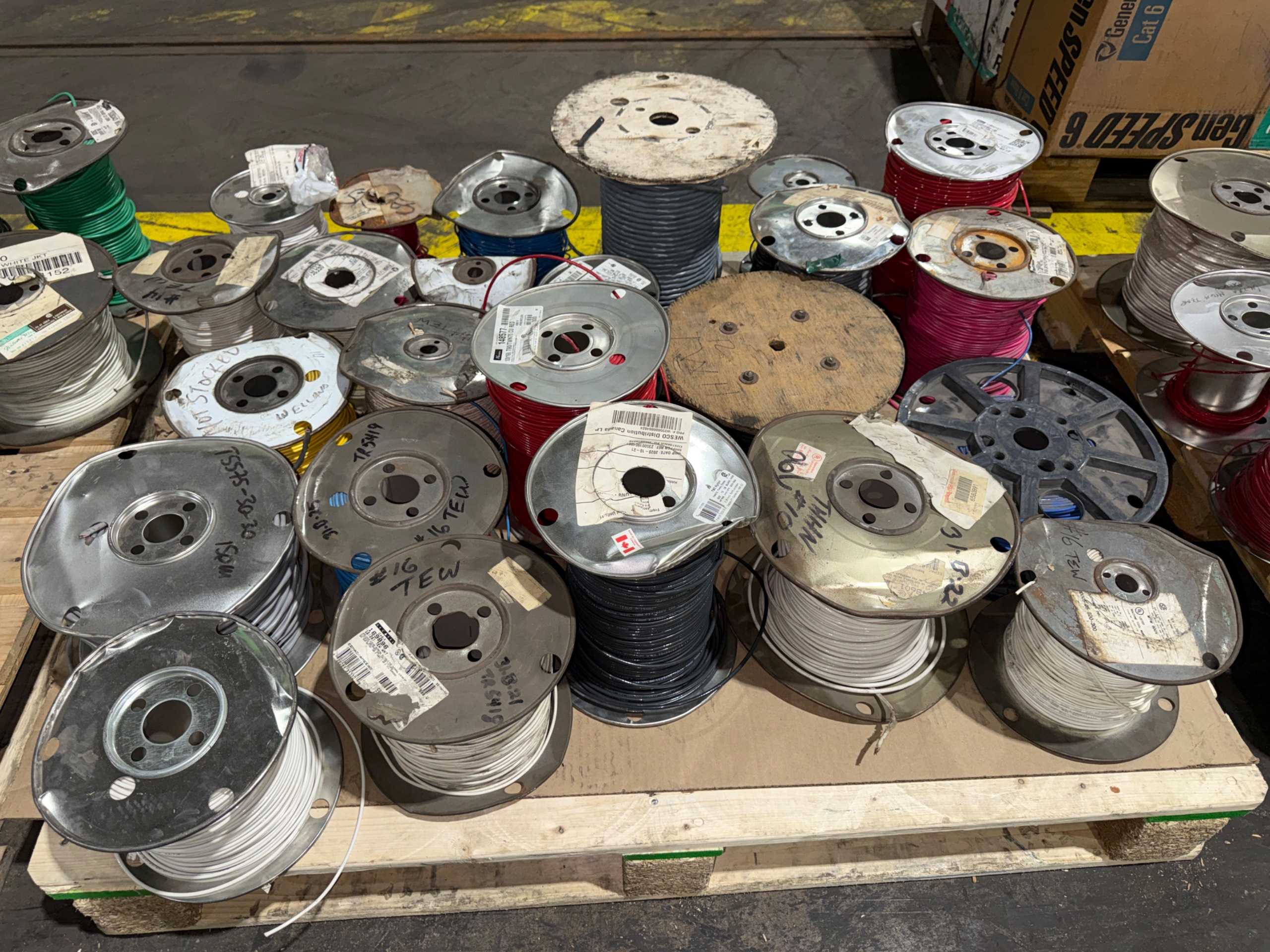 BULK QTY OF ELECTRICAL WIRE - ELECTRICAL WIRE