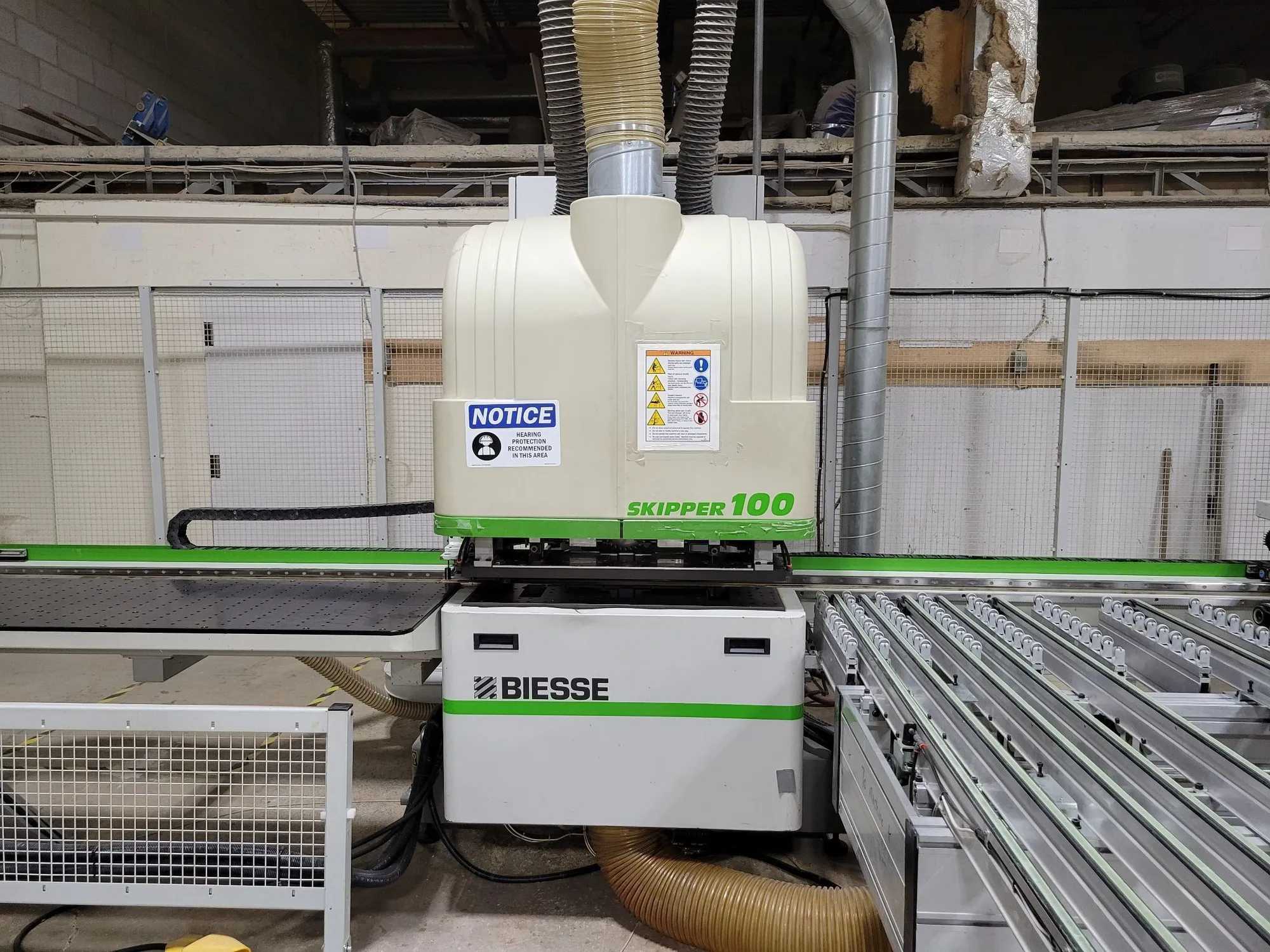 2006 Biesse Skipper 100 CNC Throughfeed Drilling and Machining Center, 4.8HP, Double-Sided - CNC MACHINING CENTERS