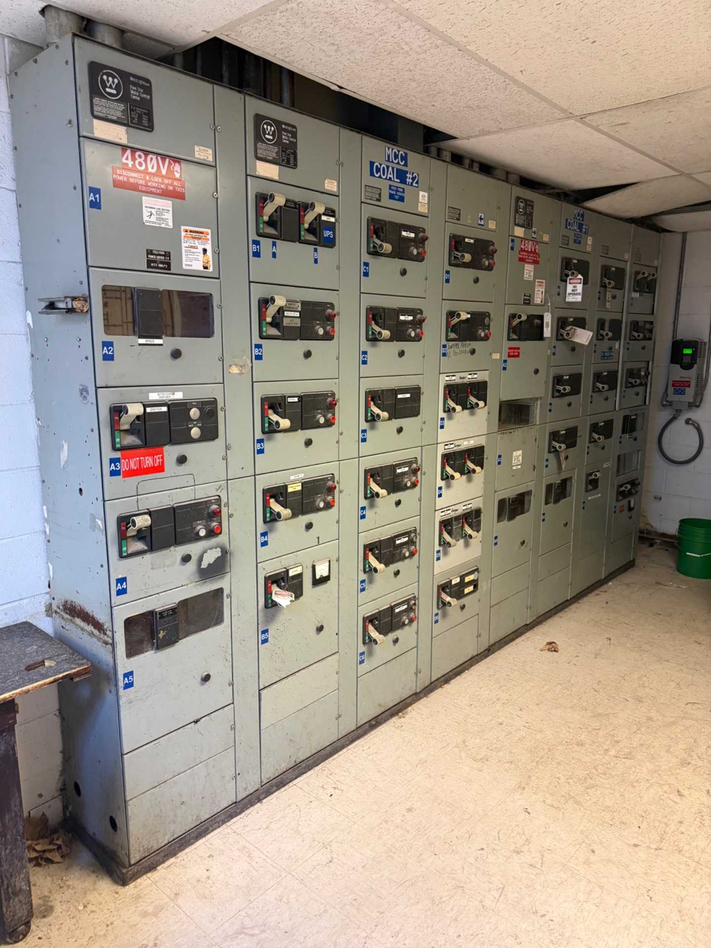BULK QTY OF WESTINGHOUSE MCC SWITCHBOARDS - MOTOR CONTROL CENTERS