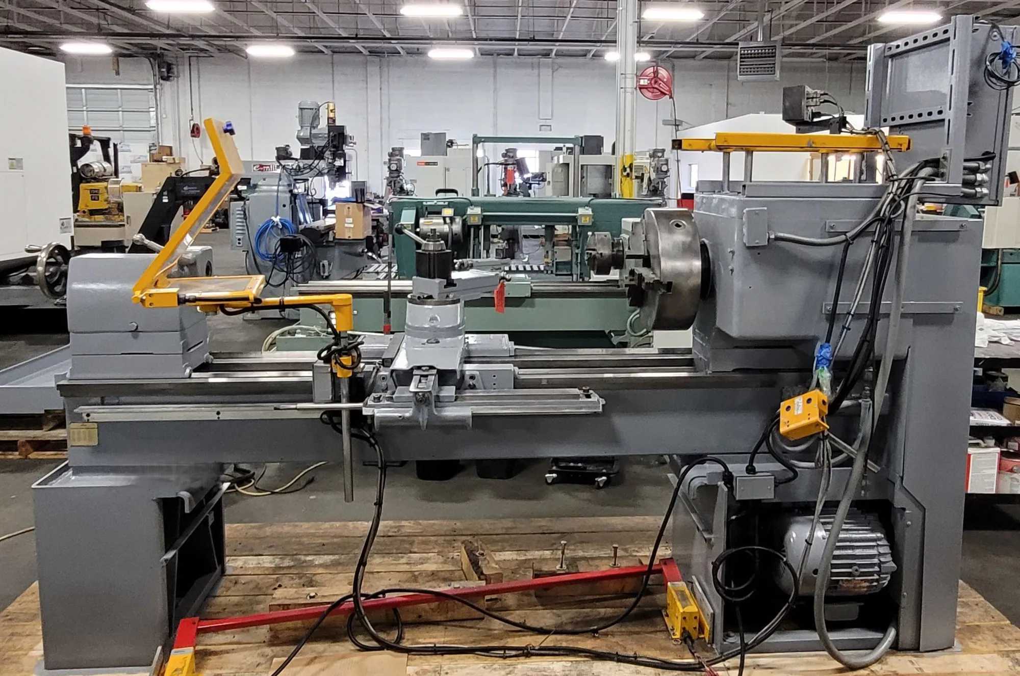 25" X 54" LEBLOND REGAL SERVO SHIFT LATHE, 10 HP, 1600 RPM, SONY DRO, 15" CHUCK - MANUAL LATHES