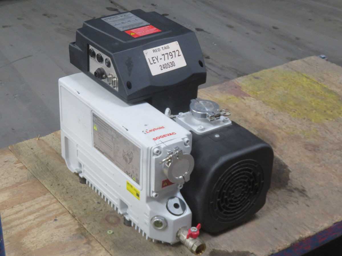 SOGEVAC SV 40-65 BIFC RV VACUUM PUMP, 200-240 V VOLTAGE, 50/60 HZ FREQUENCY, 12 A CURRENT, 1.5 KW POWER - VACUUM PUMP