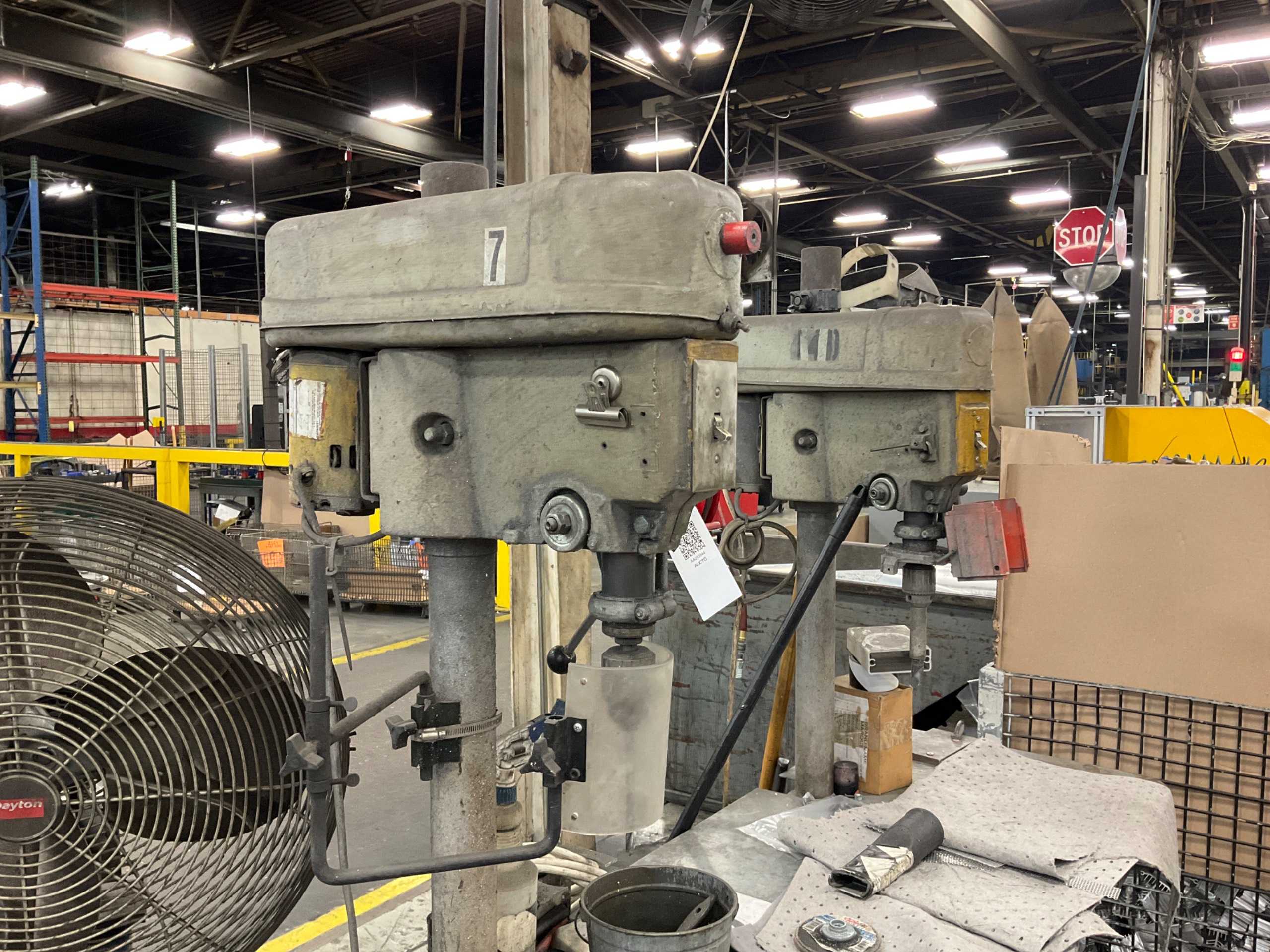 QTY 2: UPRIGHT DRILL PRESS - UPRIGHT DRILL PRESSES