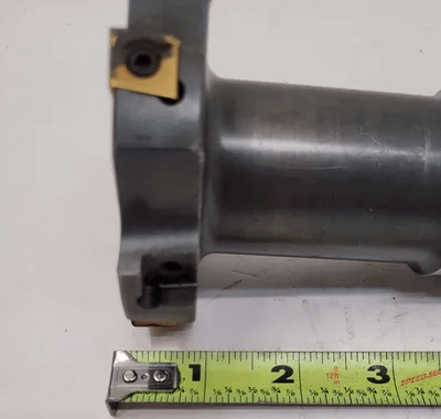 INGERSOLL T-SLOT MILLING CUTTER, 3.5" DIA, 2" SHANK, 6 FLUTES/INSERTS - MACHINE TOOLING