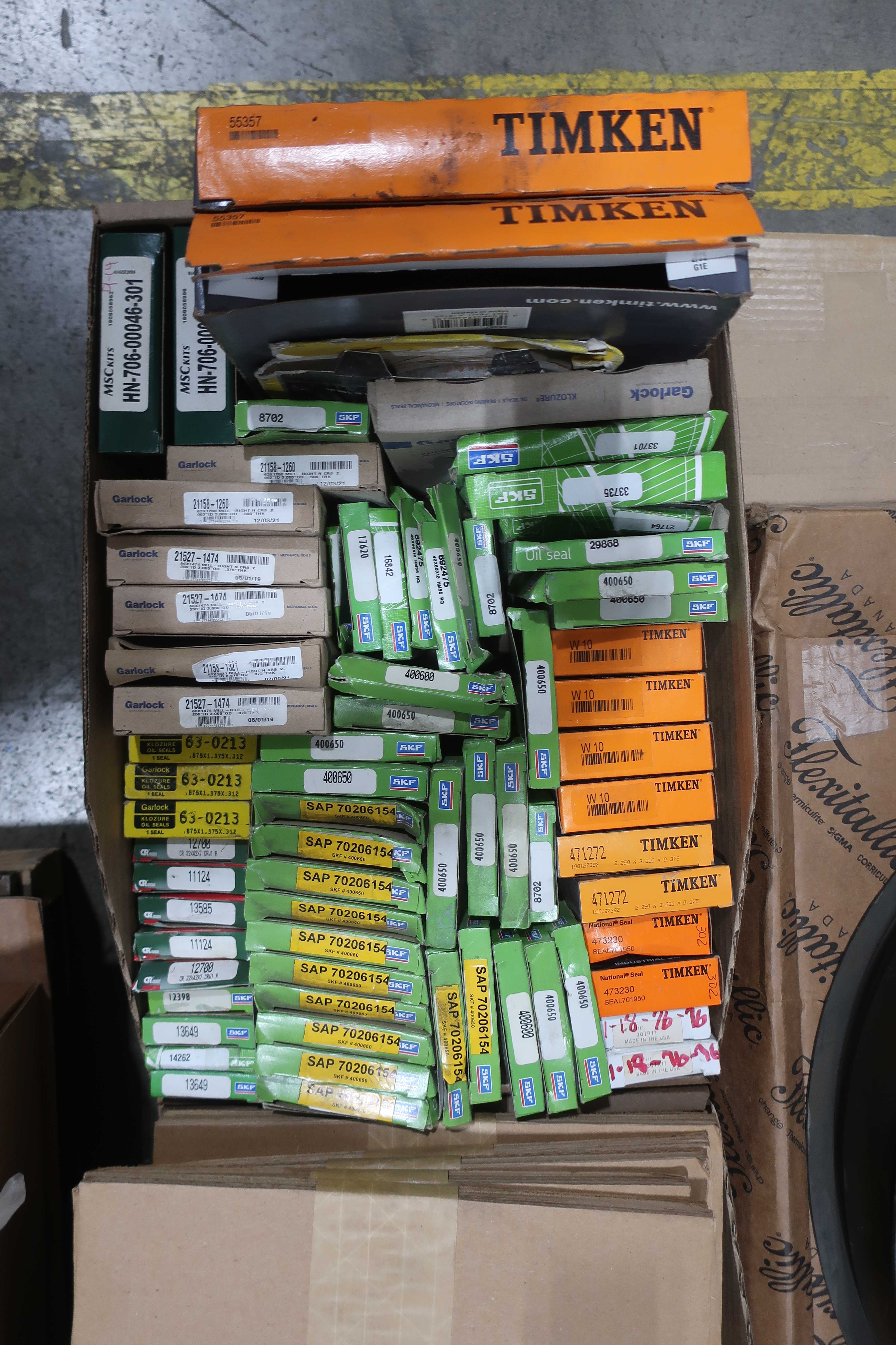 3 PALLETS OF ASSORTED SEALS - OIL SEAL