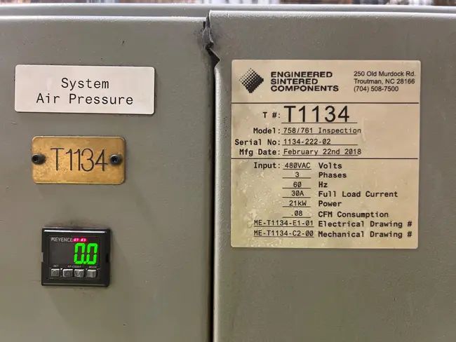 2018 ESC 758/761 INSPECTION MACHINE - undefined