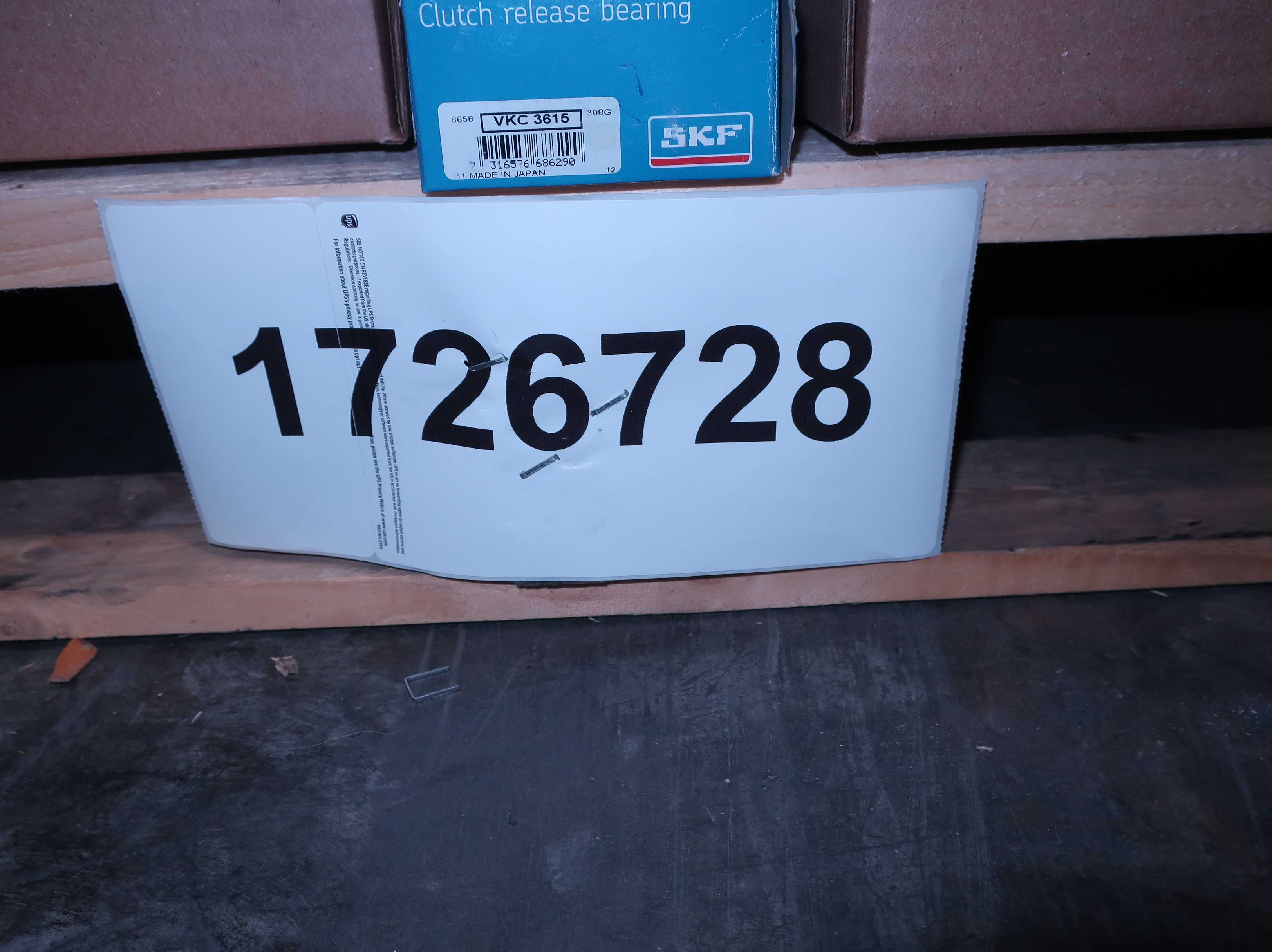 SKU 1726728 - PALLET OF ASSORTED SKF BEARINGS AND PARTS - BEARINGS
