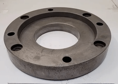 15" LATHE FACE PLATE - D1-8 MOUNT WITH 6-5/8" THROUGH HOLE - MACHINE TOOLING