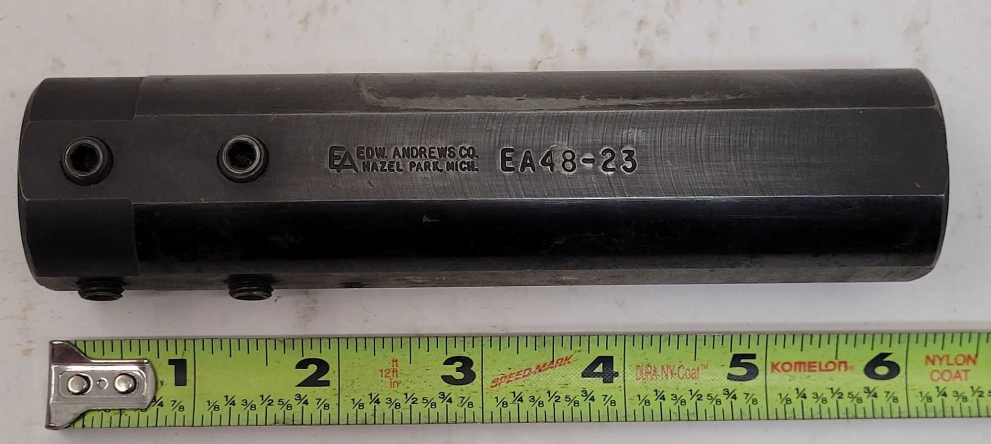 EDWARD ANDREWS CO. EA48-23 BORING BAR SLEEVE - MACHINE TOOLING