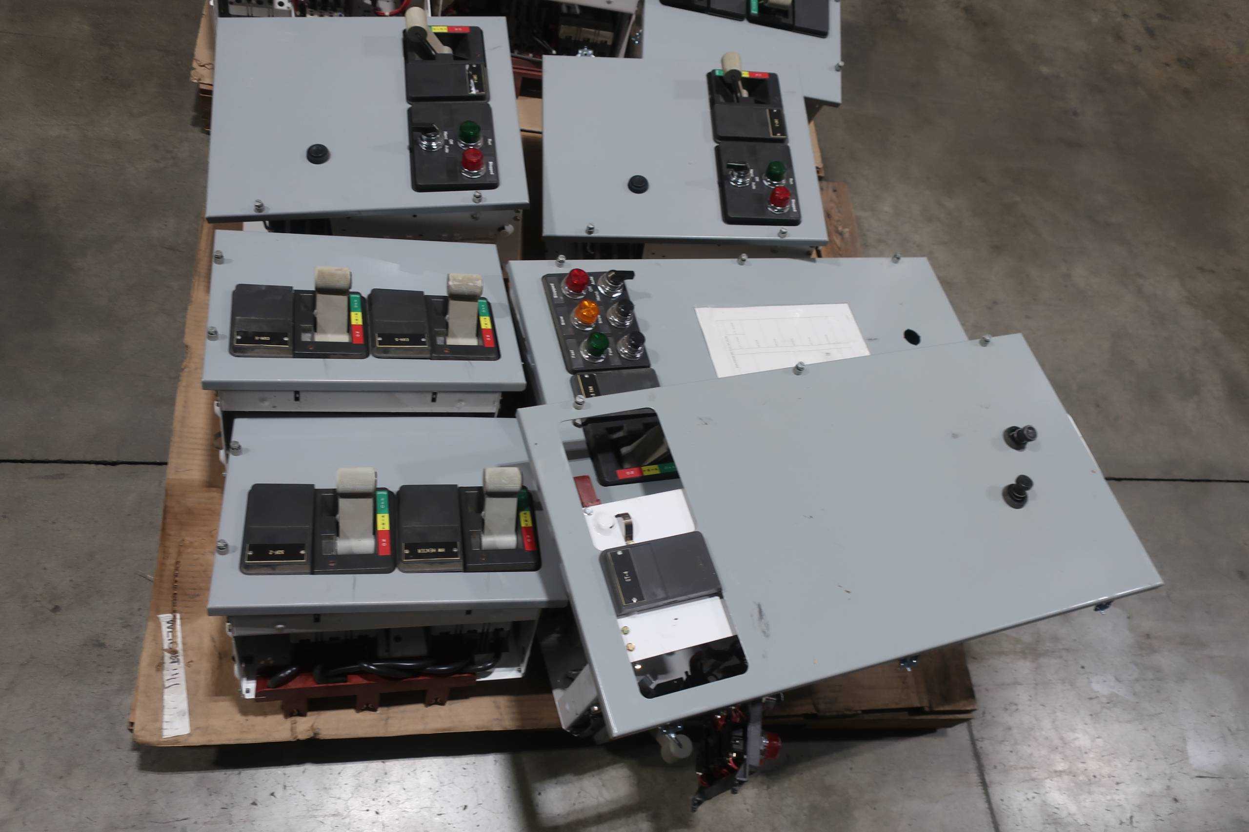 2 PALLETS OF ASSORTED CUTTLER HAMMER MCC BUCKETS - MOTOR CONTROL CENTERS