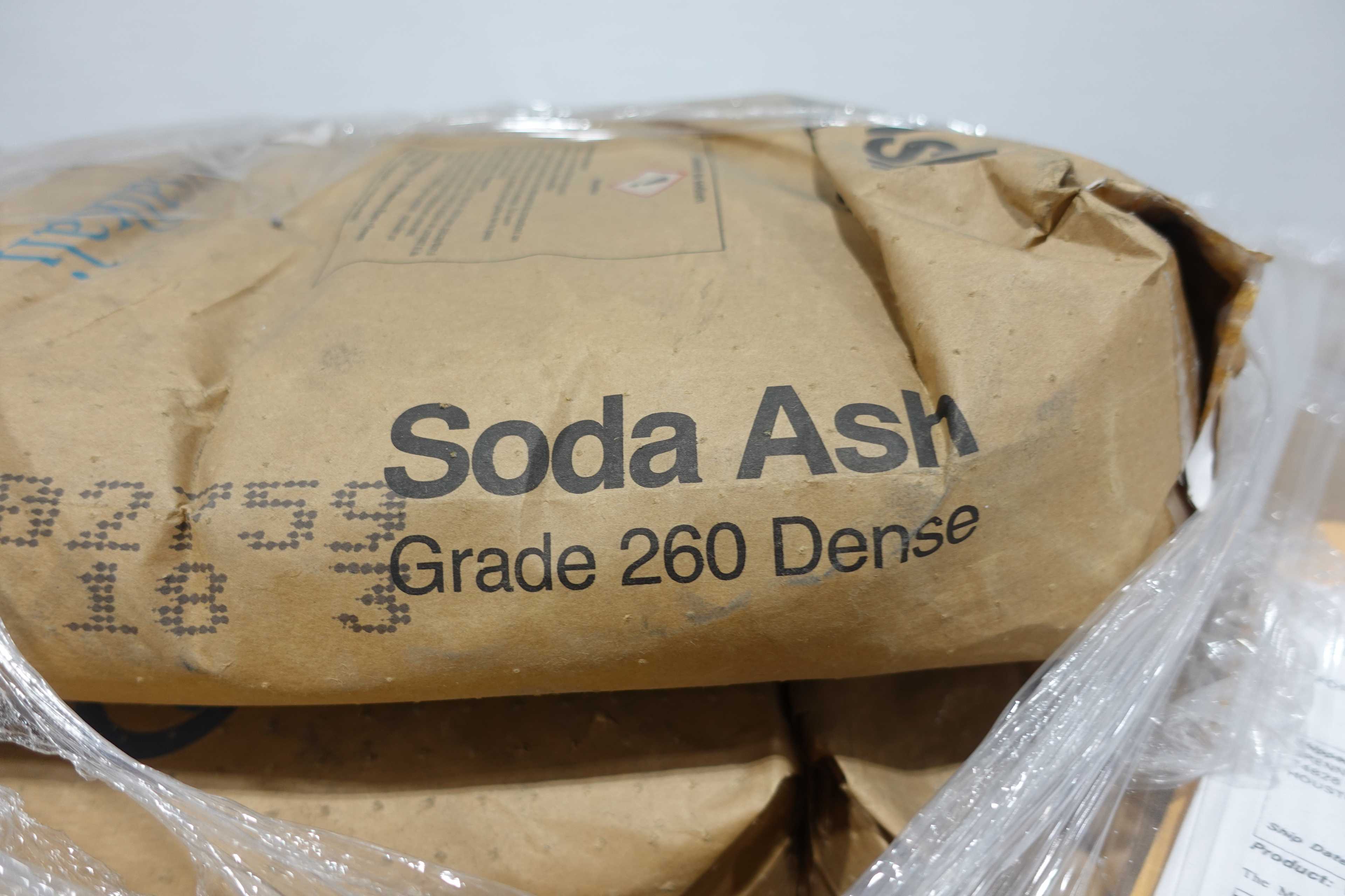 SKU 1760828 - PALLET OF GENESIS ALKALI SODA ASH, GRADE 260, DENSE, 50 LB BAGS - MISCELLANEOUS