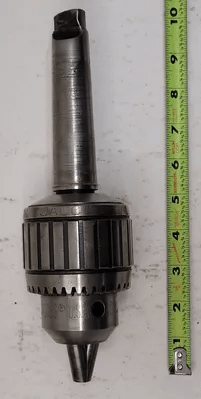 JACOBS 18N BALL BEARING SUPER CHUCK W/ #4MT ARBOR, CAP: 1/8-3/4IN / 3-19MM - MACHINE TOOLING