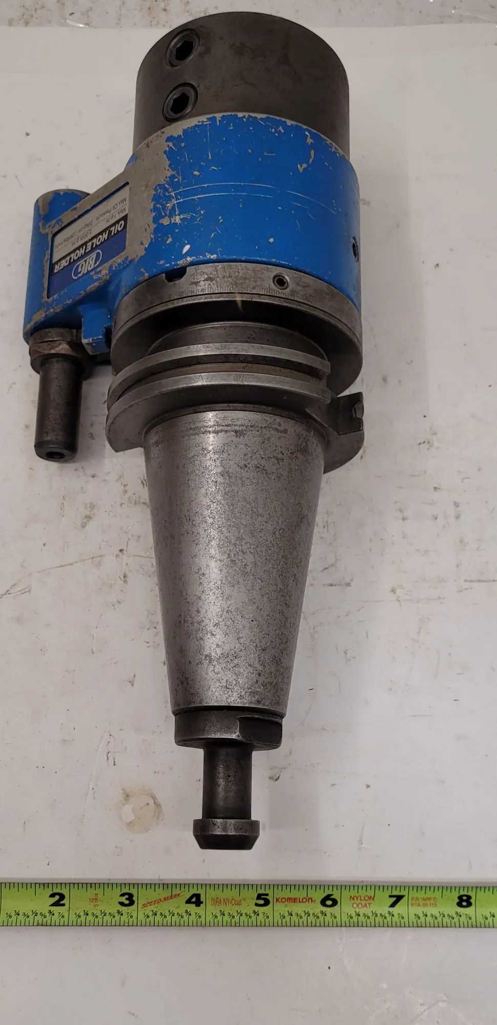 BIG CAT 50 OIL HOLE HOLDER – 1.5IN DIAMETER, MAX RPM: 3000, MAX OIL PRESSURE: 20KG/CM SQUARED - MACHINE TOOLING