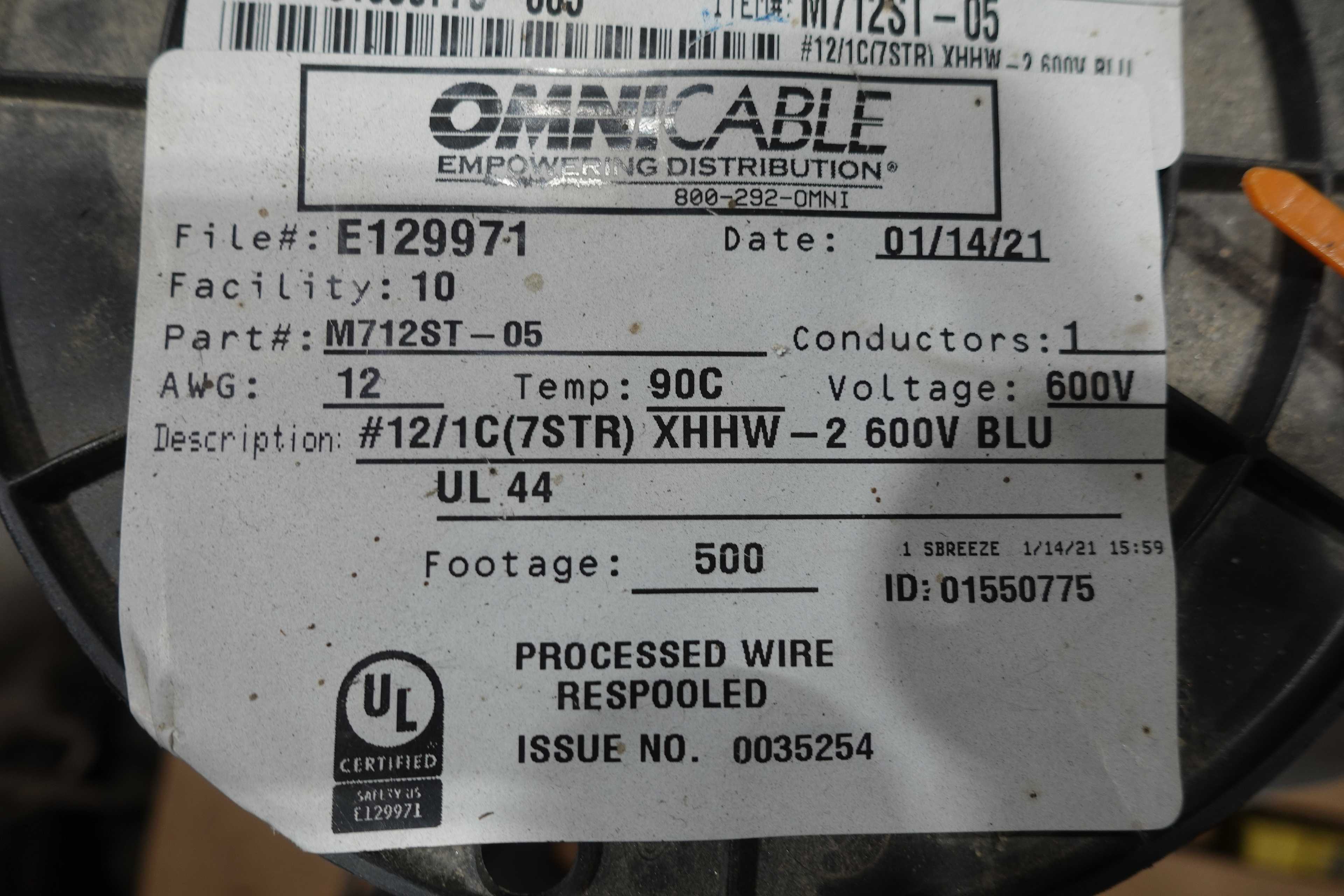 SKU 1073731 - 2 PALLETS OF ASSORTED ELECTRICAL WIRE - ELECTRICAL WIRE