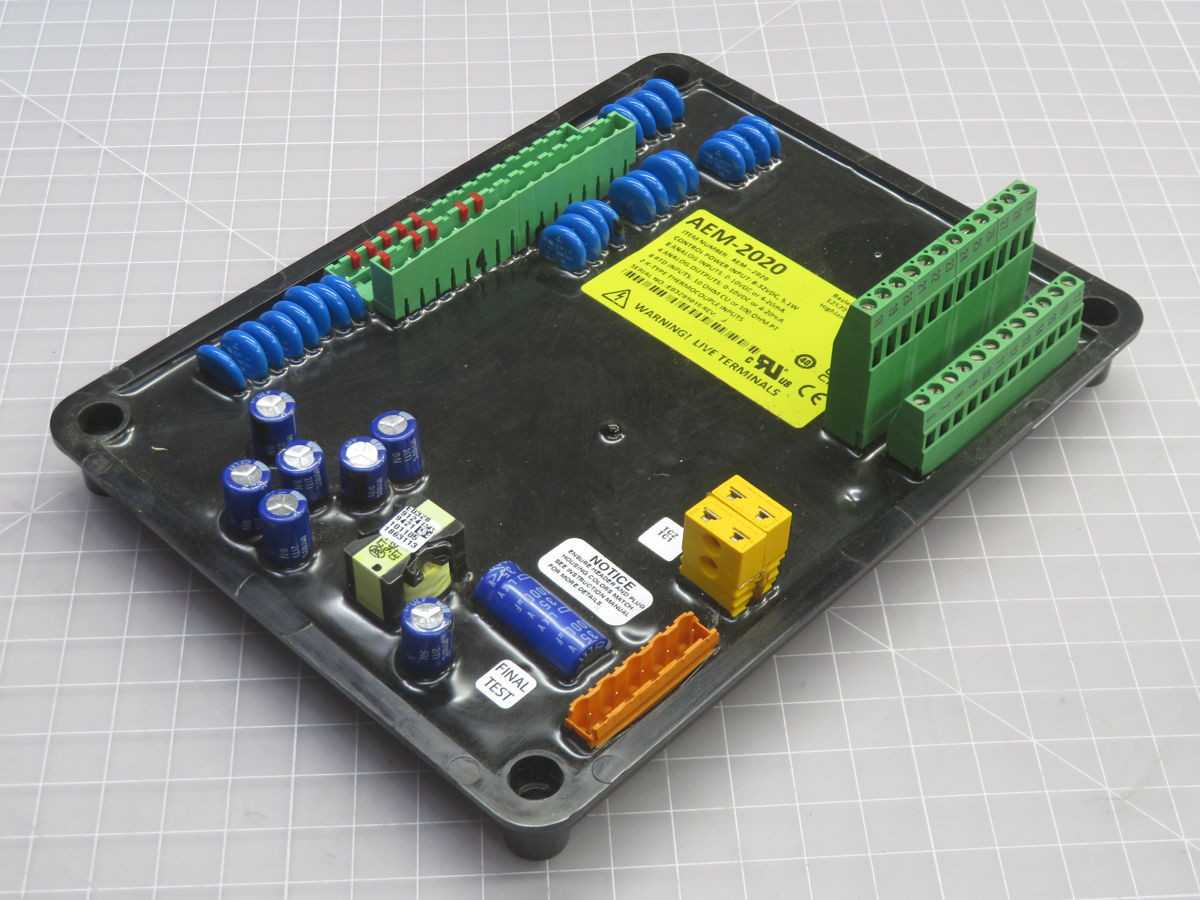 BASLER AEM-2020 E03299015, MACHINE CONTROL, 8-32VDC PWR, 5.1W CONS, 8 AI, 4 AO, 8 RTD - PLC MODULES