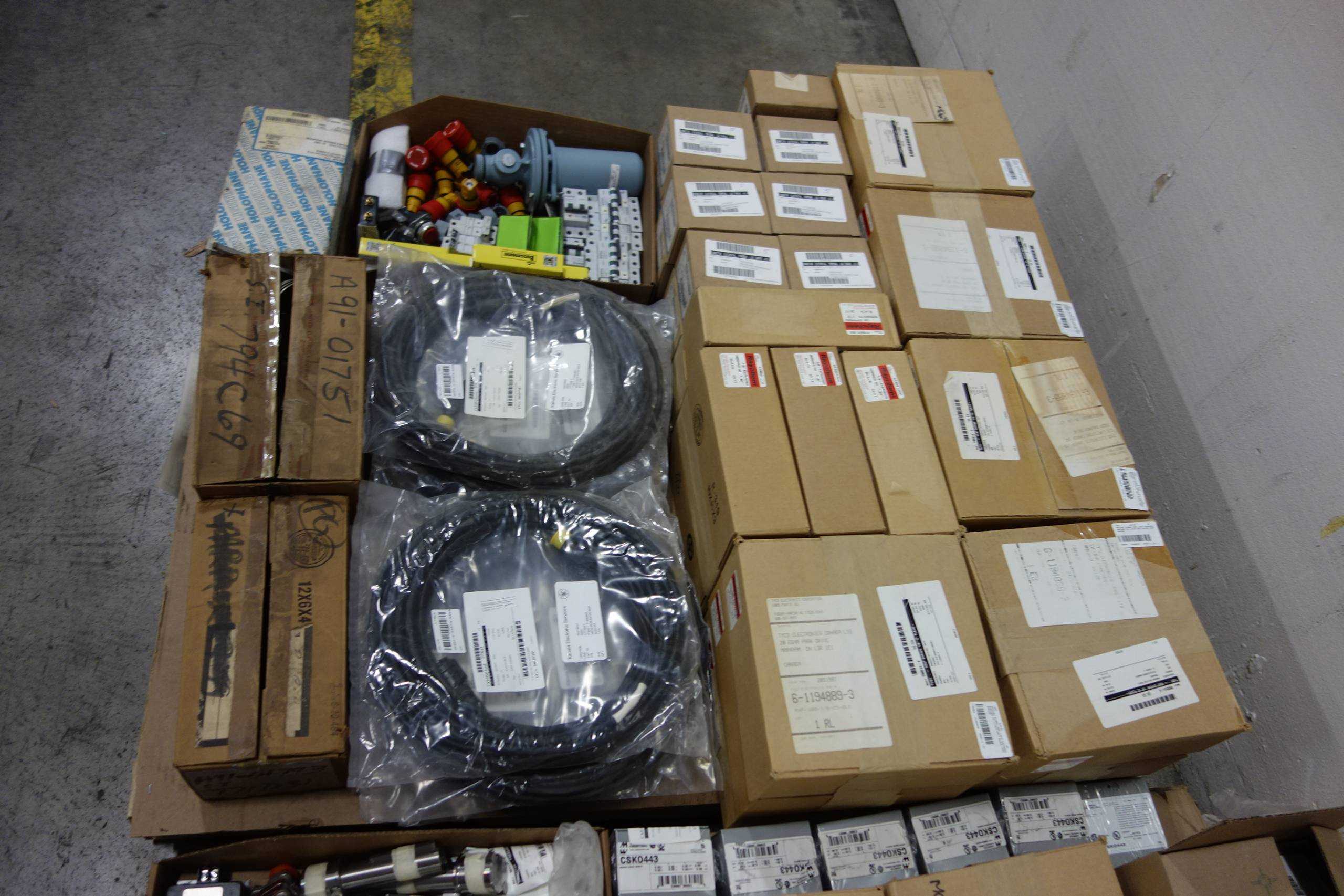 2 PALLETS OF ASSORTED MRO - INDUSTRIAL PARTS