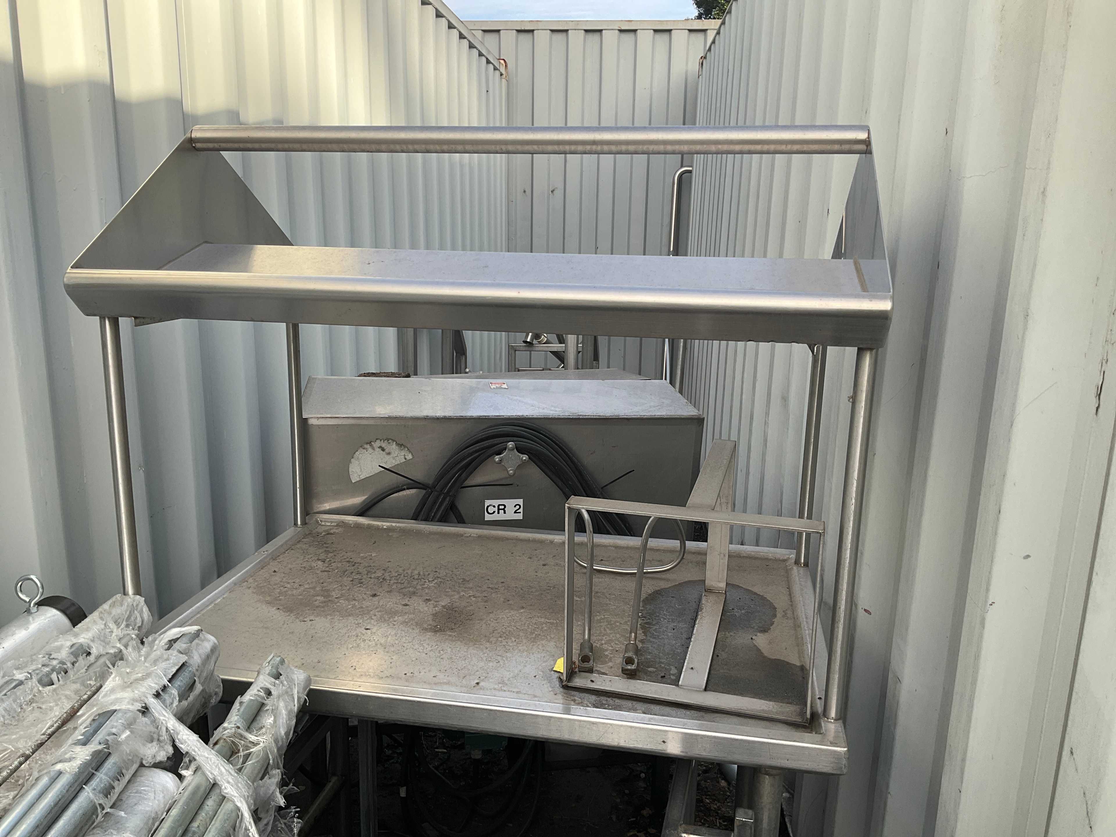 STAINLESS STEEL ROLLING COVERED CART - ROLLING CARTS