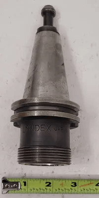 LYNDEX C40S7-1000 CAT 40 TOOL HOLDER OAL: 6" PROJECTION: 2-1/8" BORE DIA: 1.375IN - MACHINE TOOLING